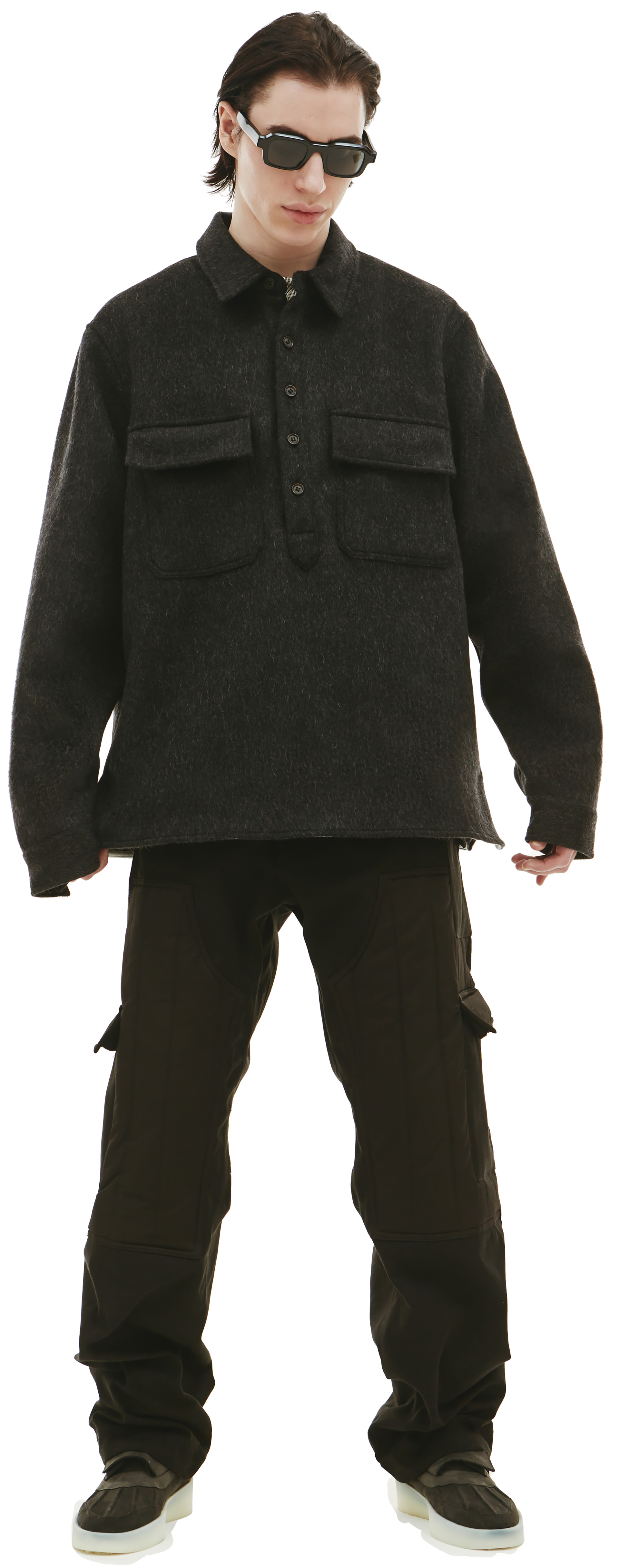 BTFL Wool shirt with pockets