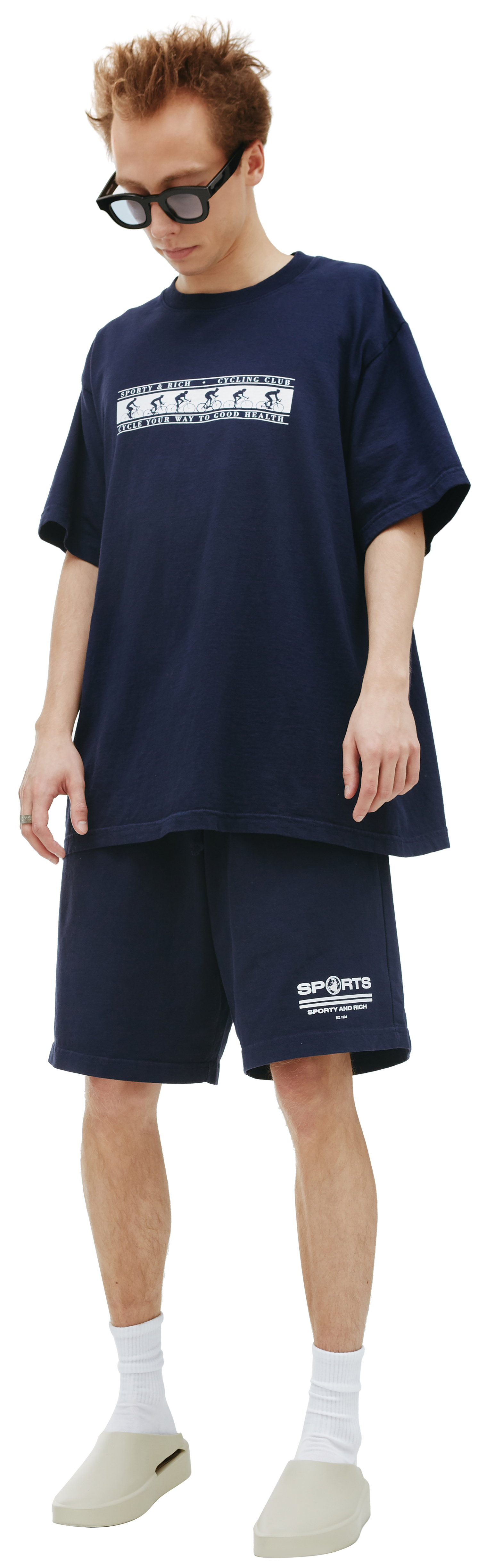 SPORTY & RICH Cycling Club T-shirt