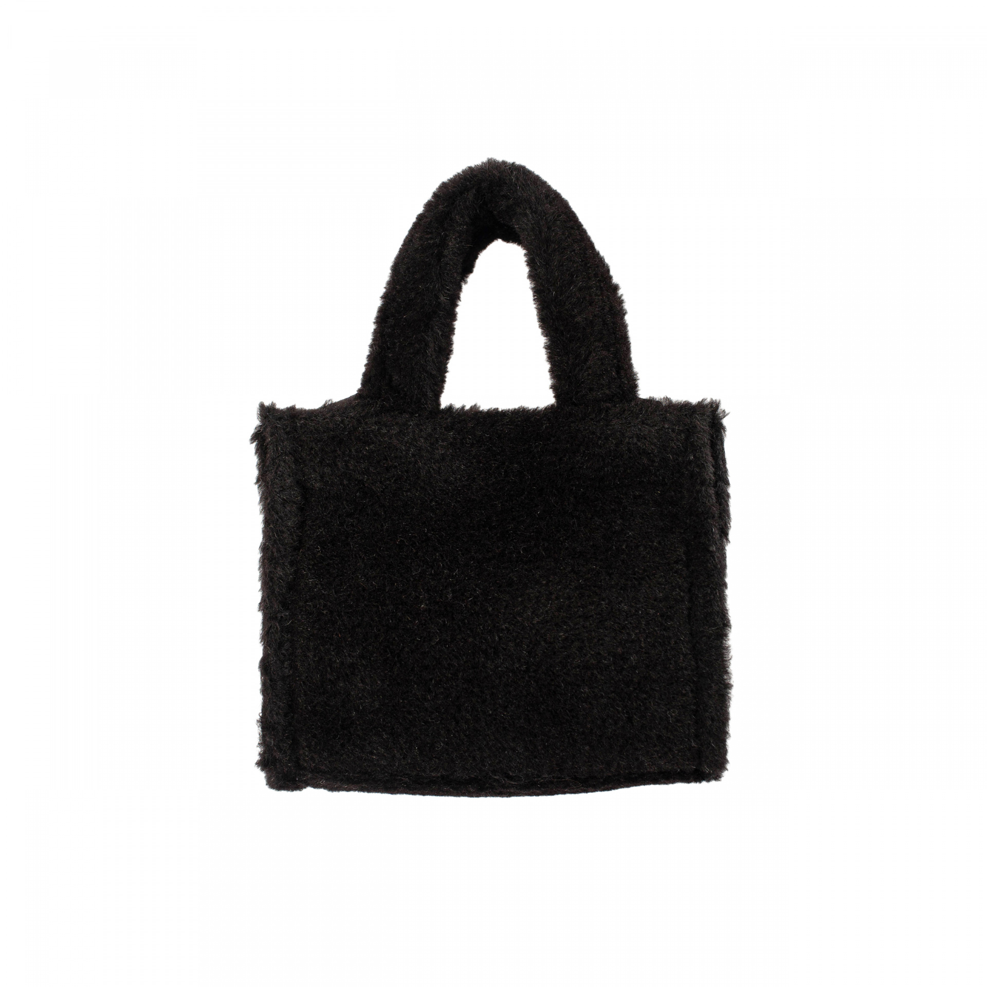 Doublet Black Alpaca Wool Bag