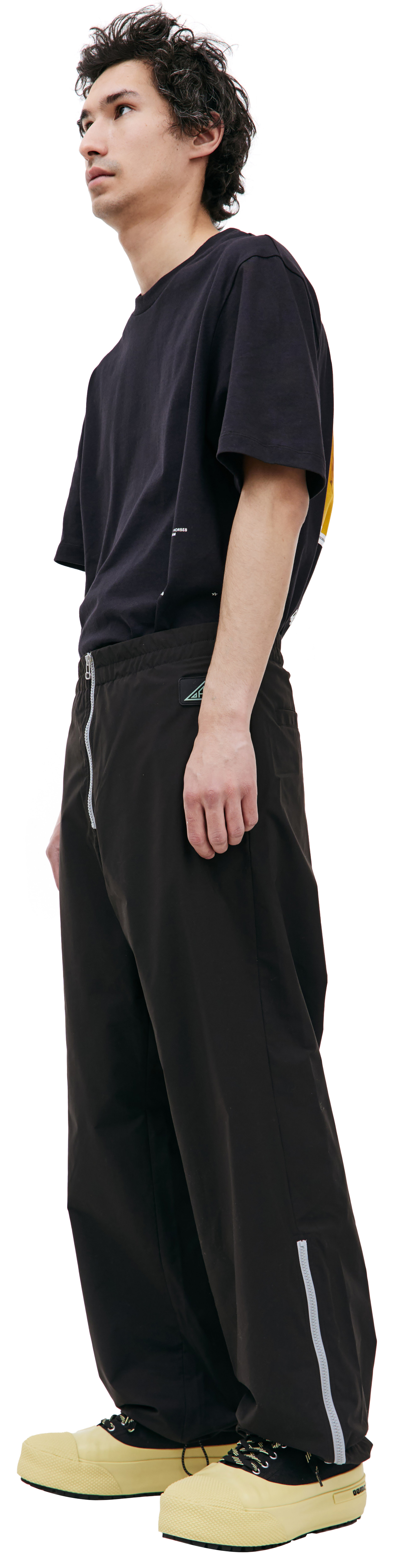 OAMC Black zip up trousers