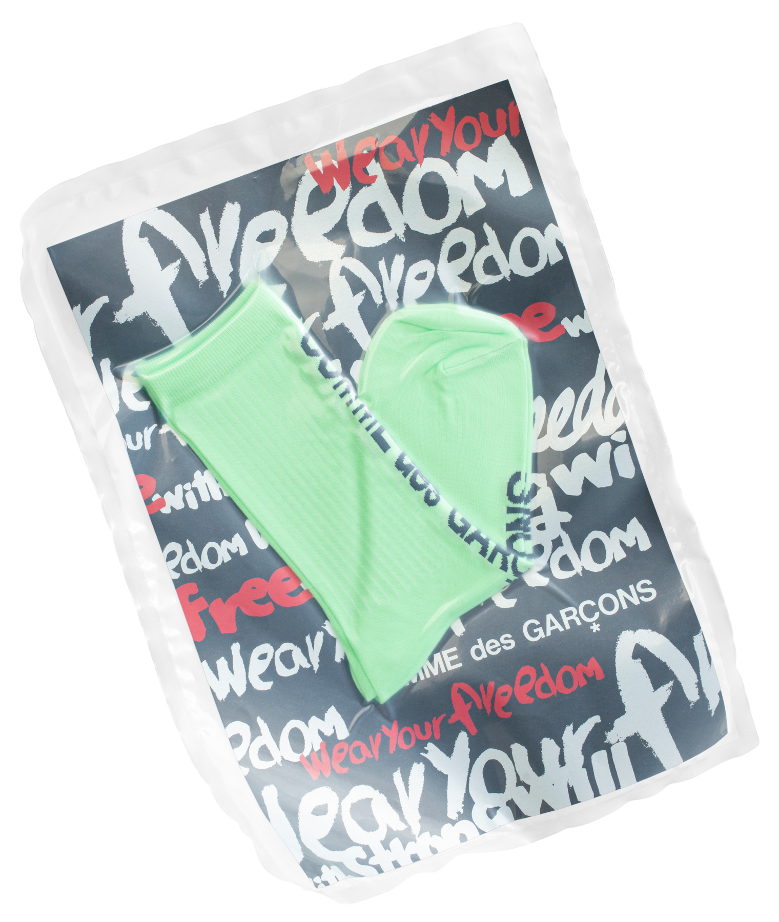 Comme des Garcons Logo Print Socks