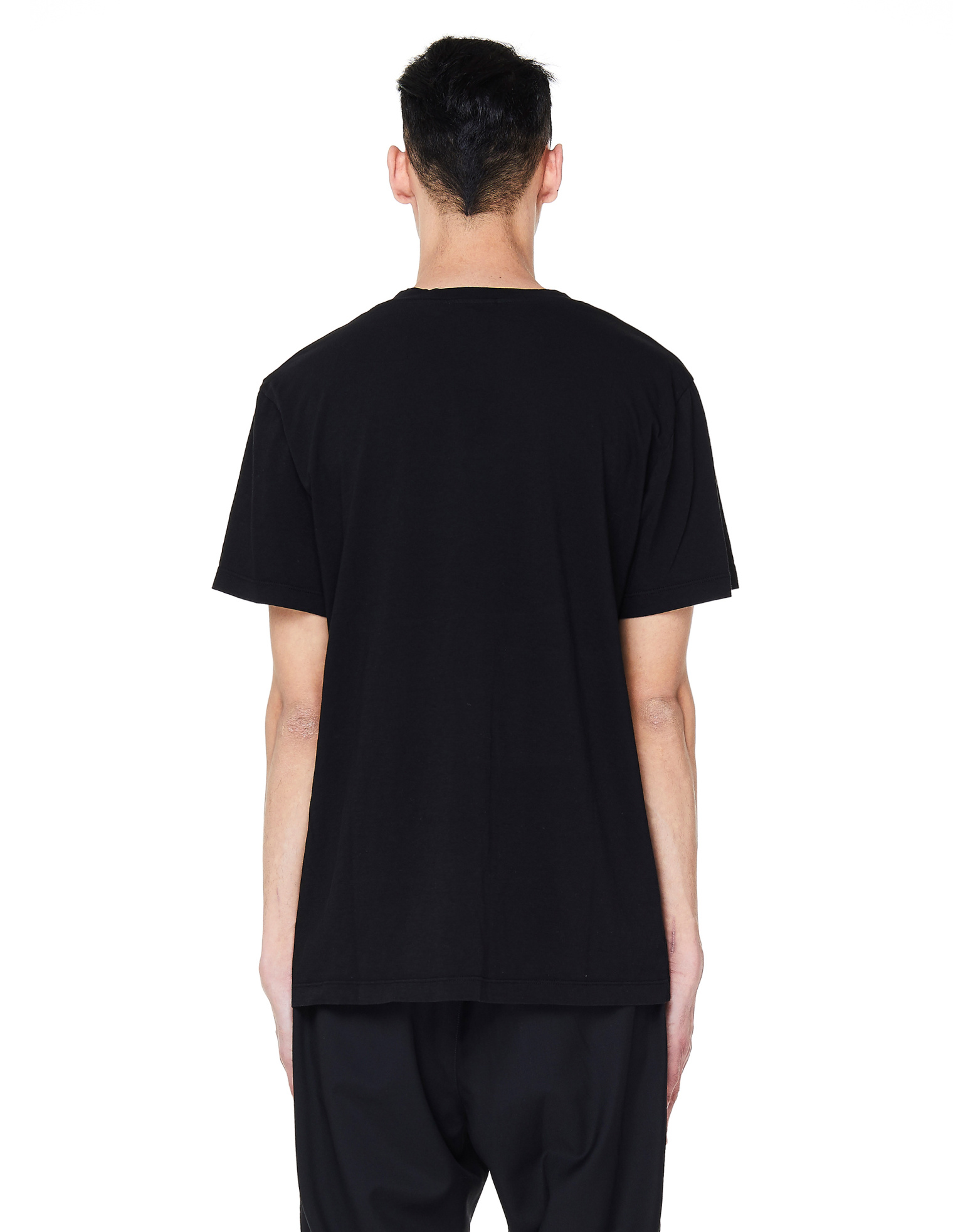 James Perse Black V-Neck Cotton T-Shirt