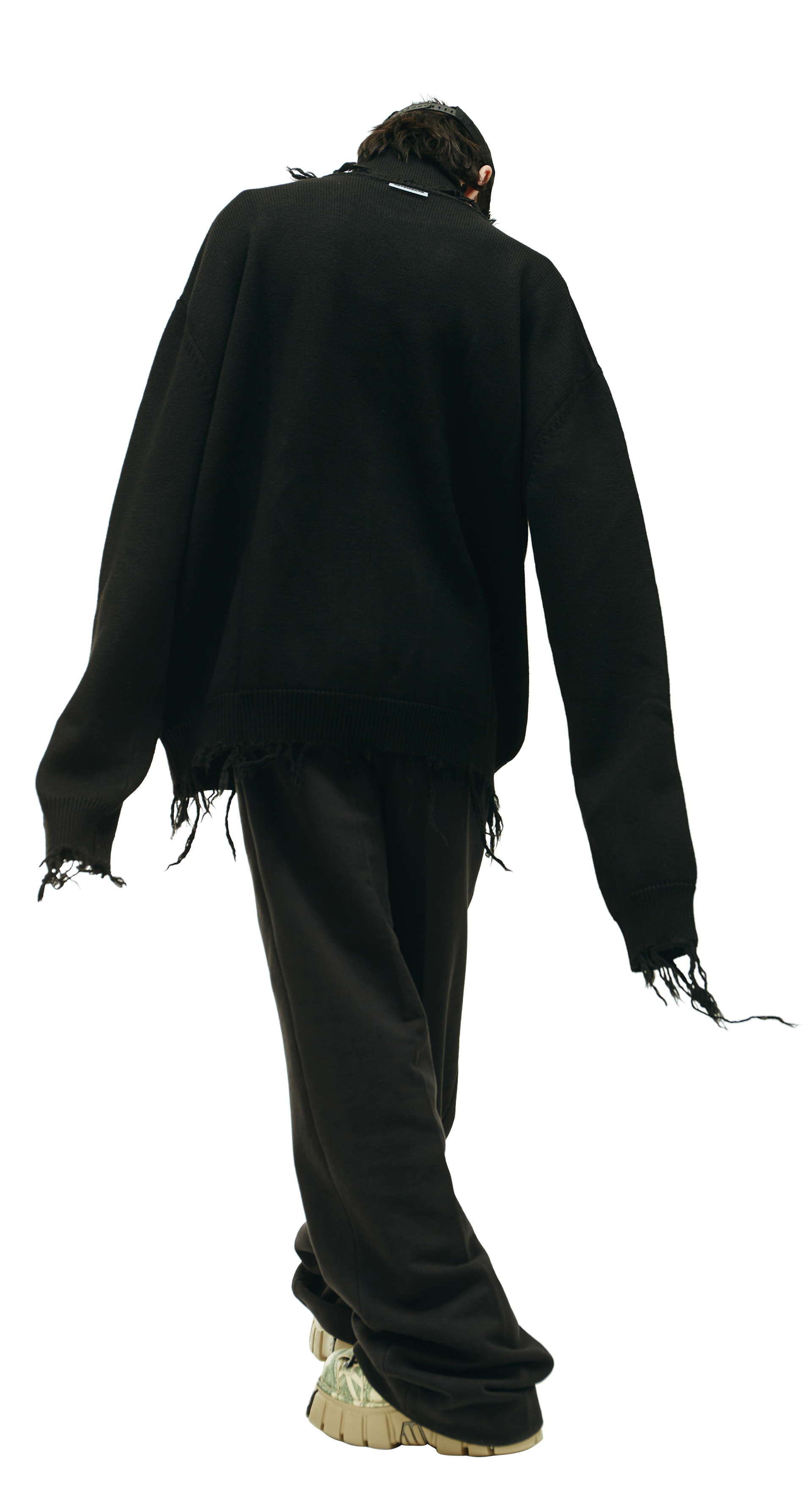 VETEMENTS Destroyed wool sweater