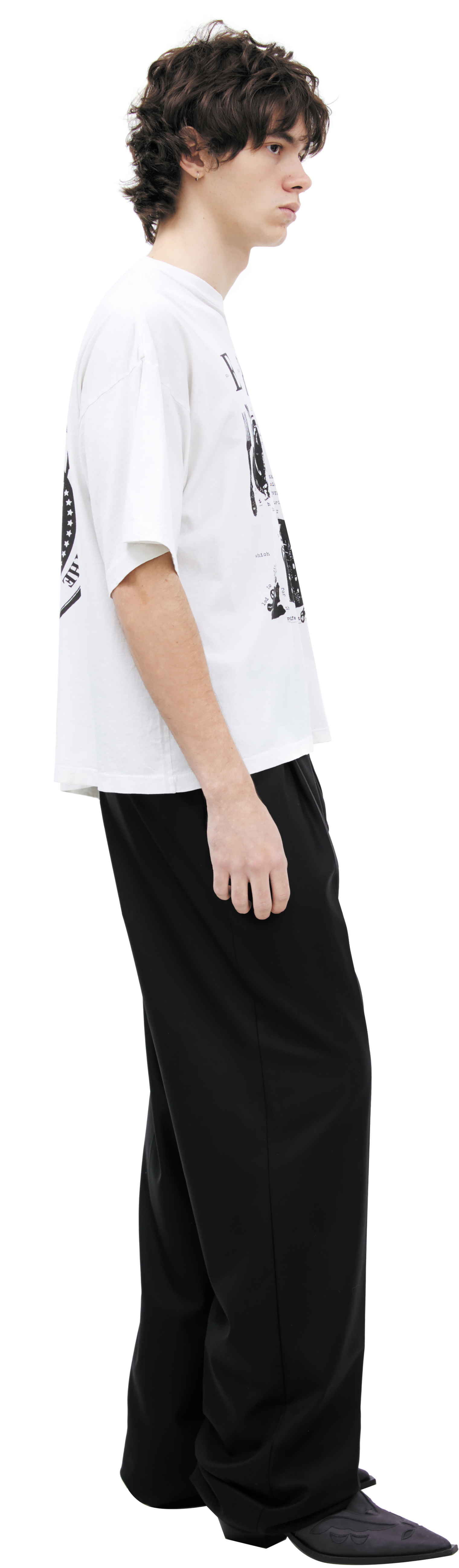 Buy Enfants Riches Déprimés men white printed t-shirt for $636