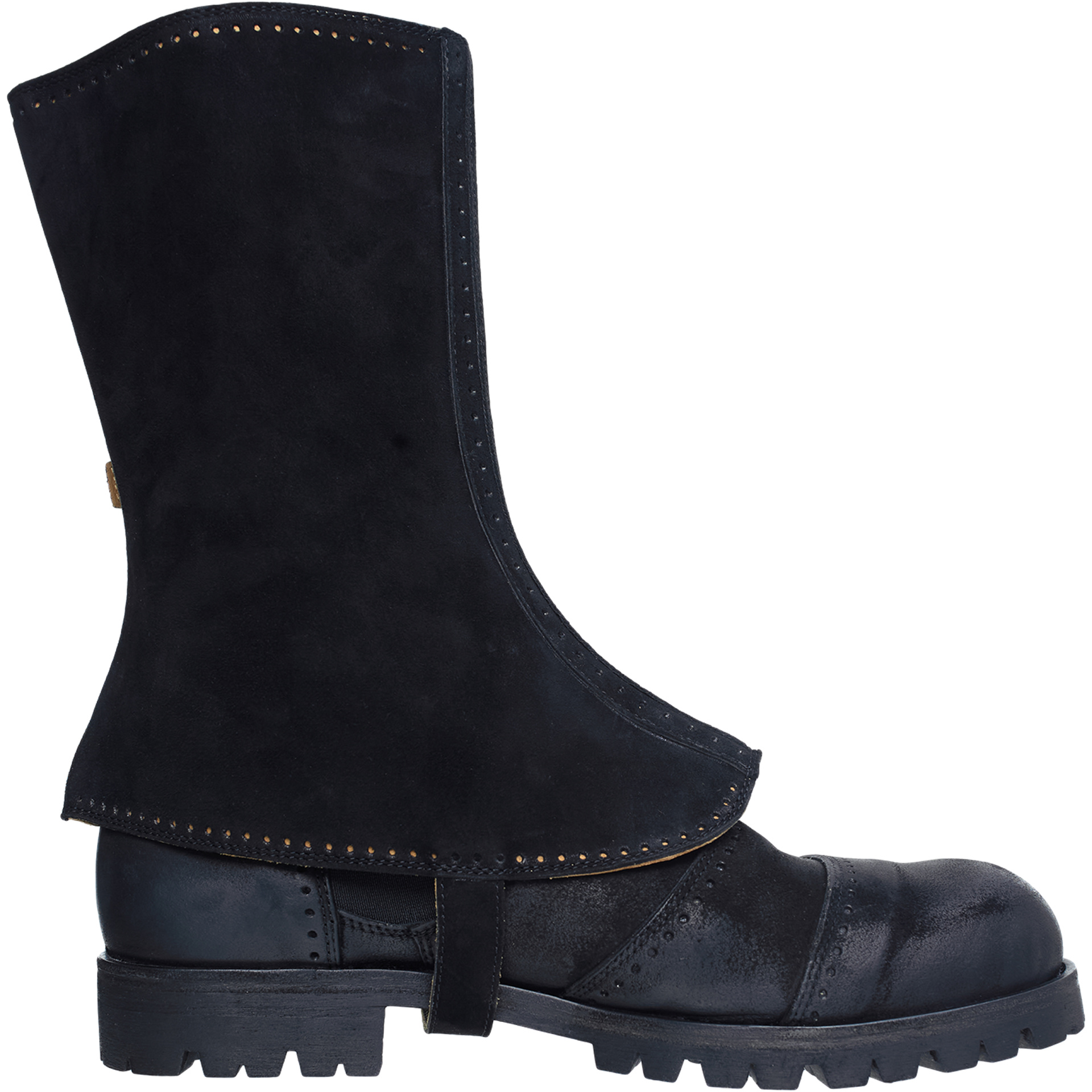 Ziggy Chen Leather boots with panels