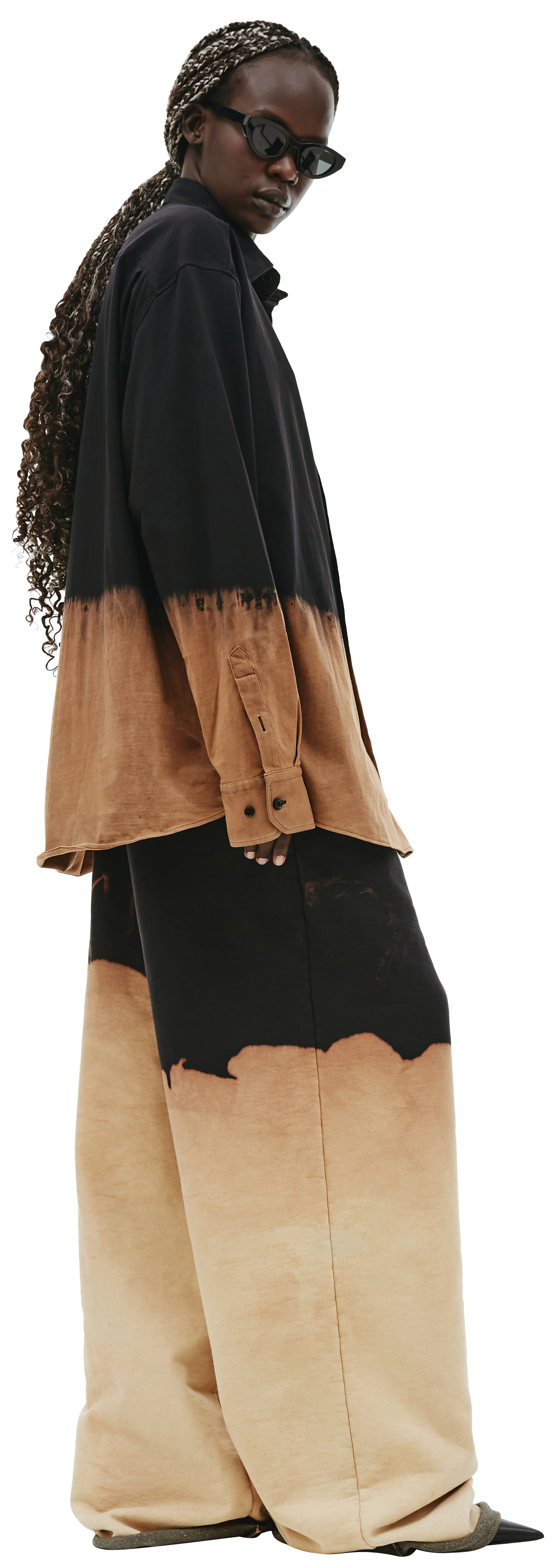 VETEMENTS Bleached cotton shirt