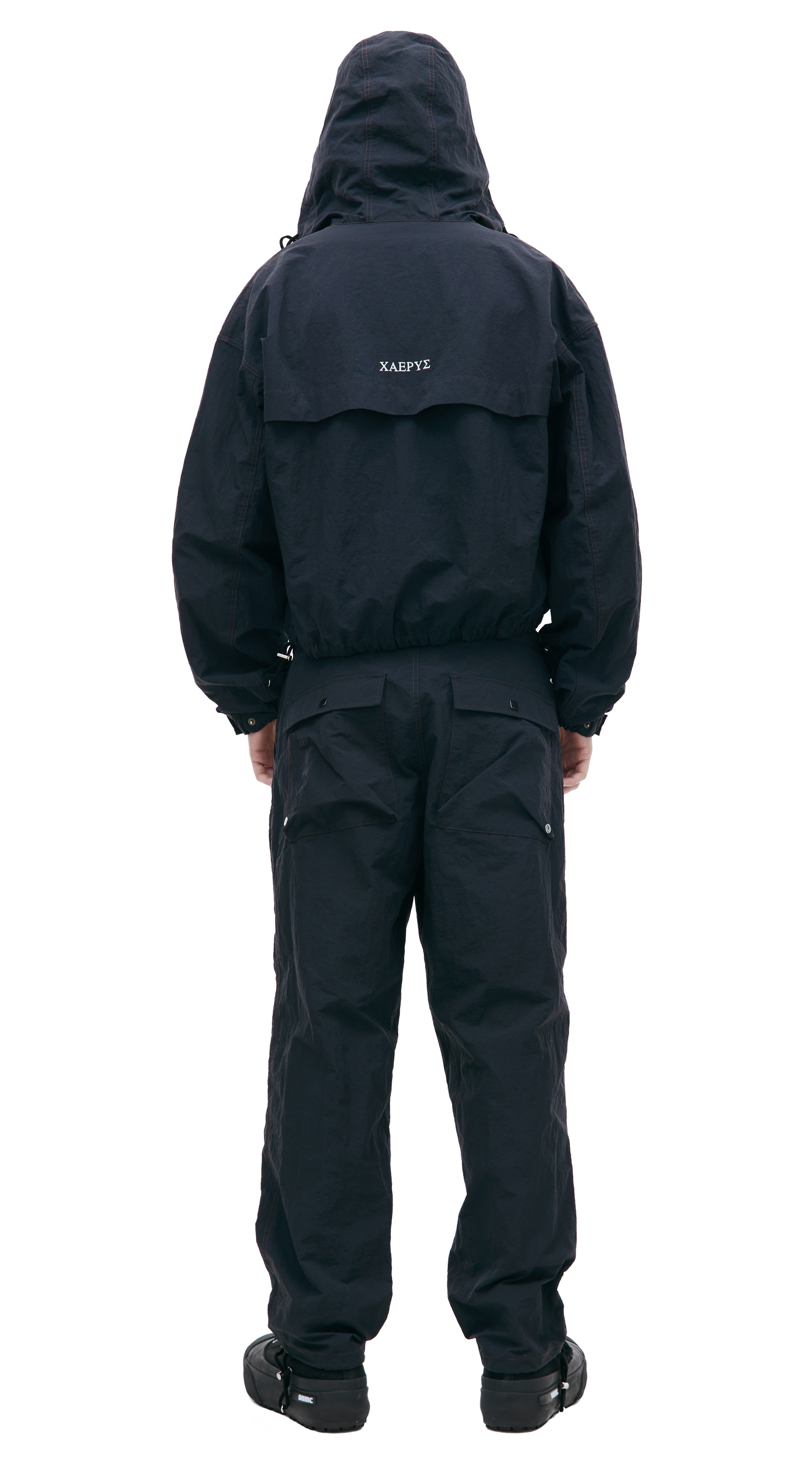 CAERUS Nylon jacket with embroidery