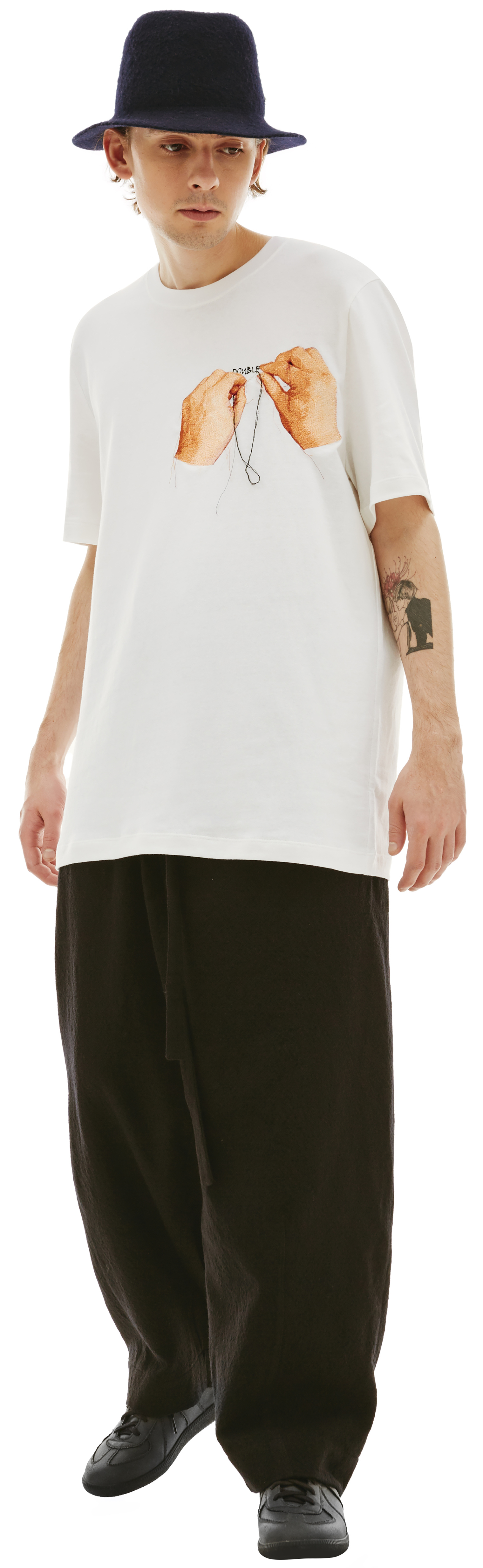 Doublet \'Hand-embroidery\' cotton t-shirt