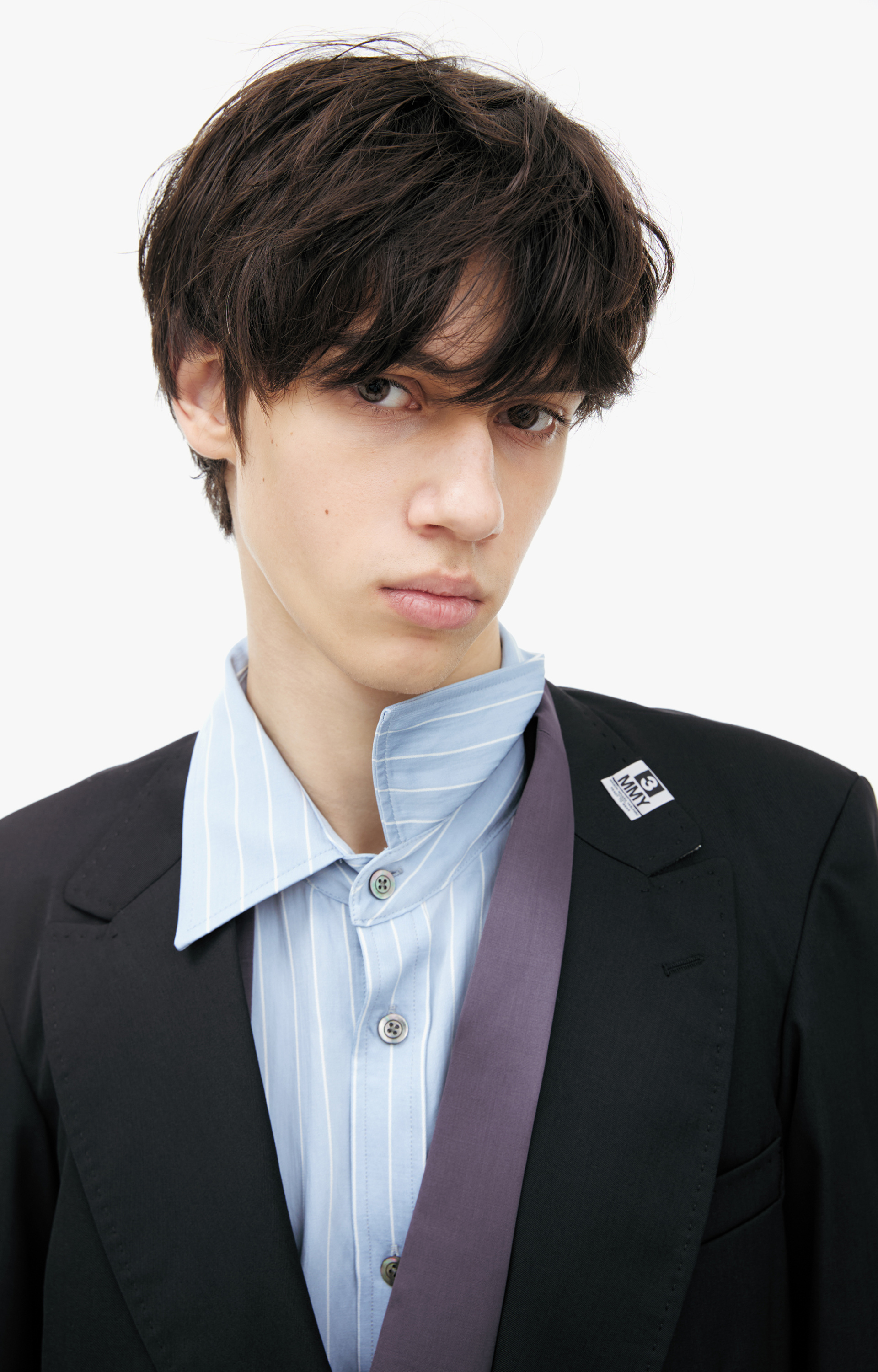 Maison Mihara Yasuhiro jacket with a sewn-in shirt