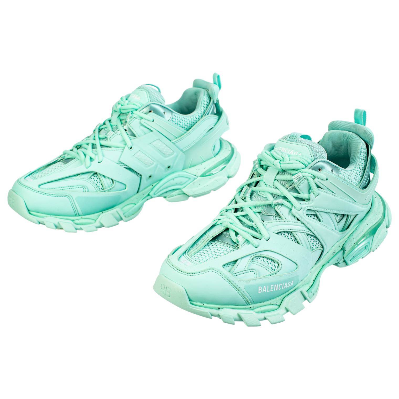 Buy Balenciaga women green track sneakers recycled sole for 1 340 online on SV77 542436 W3FE3 3000