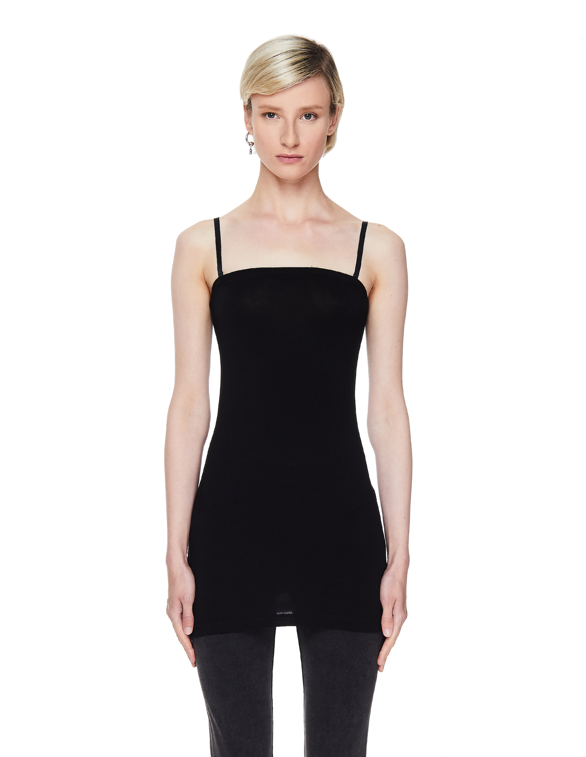 Y\'s Black Strap Top