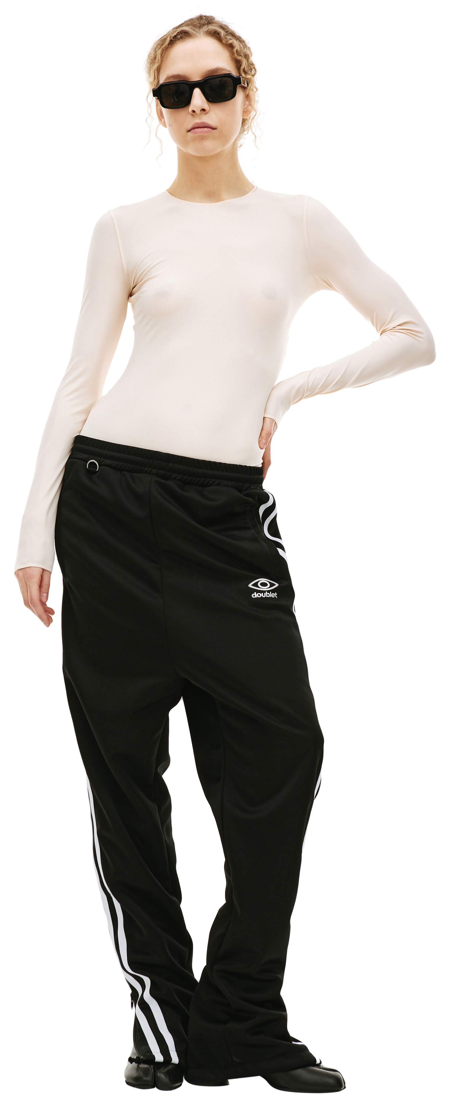Doublet Black Invisible Track Pants