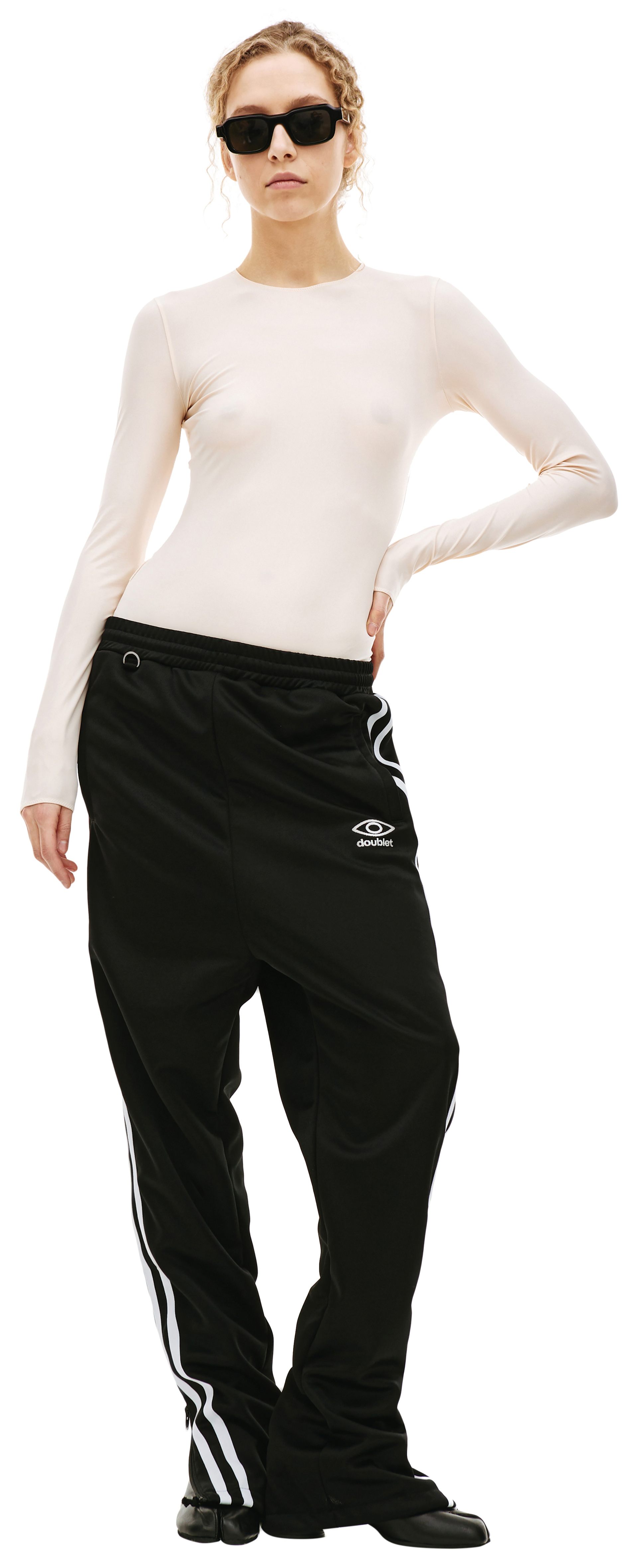 Doublet Black Invisible Track Pants