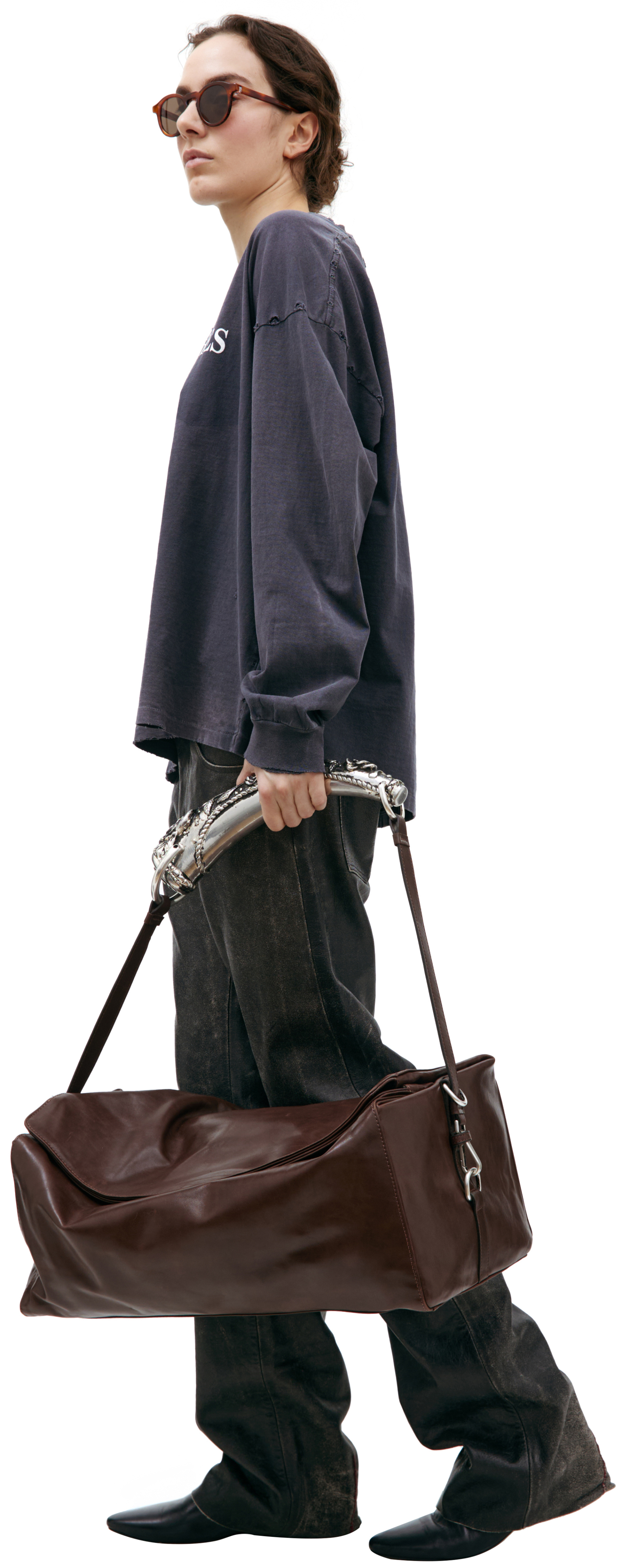 Enfants Riches Déprimés Ripped logo longsleeves