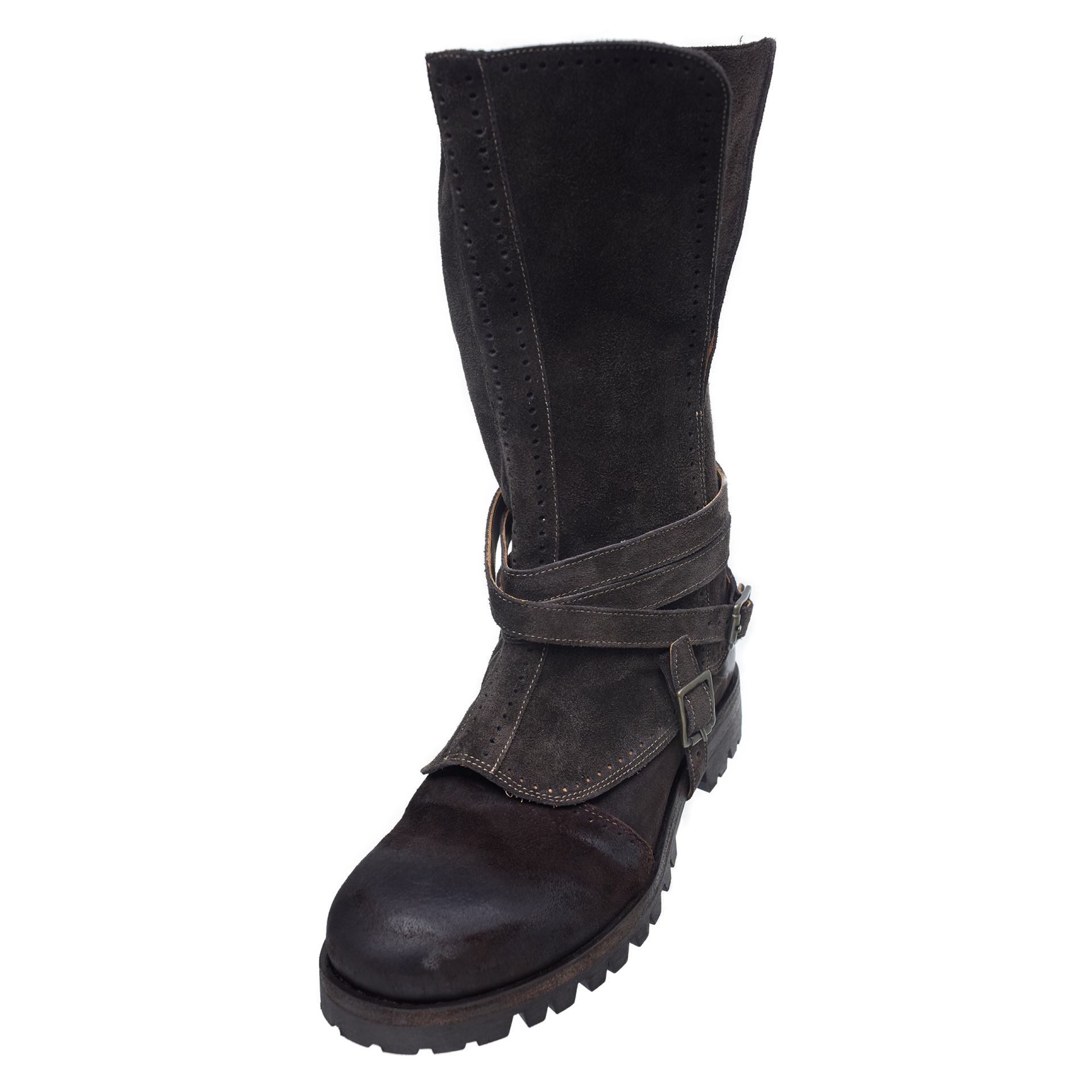 Ziggy Chen Leather boots with cuffs