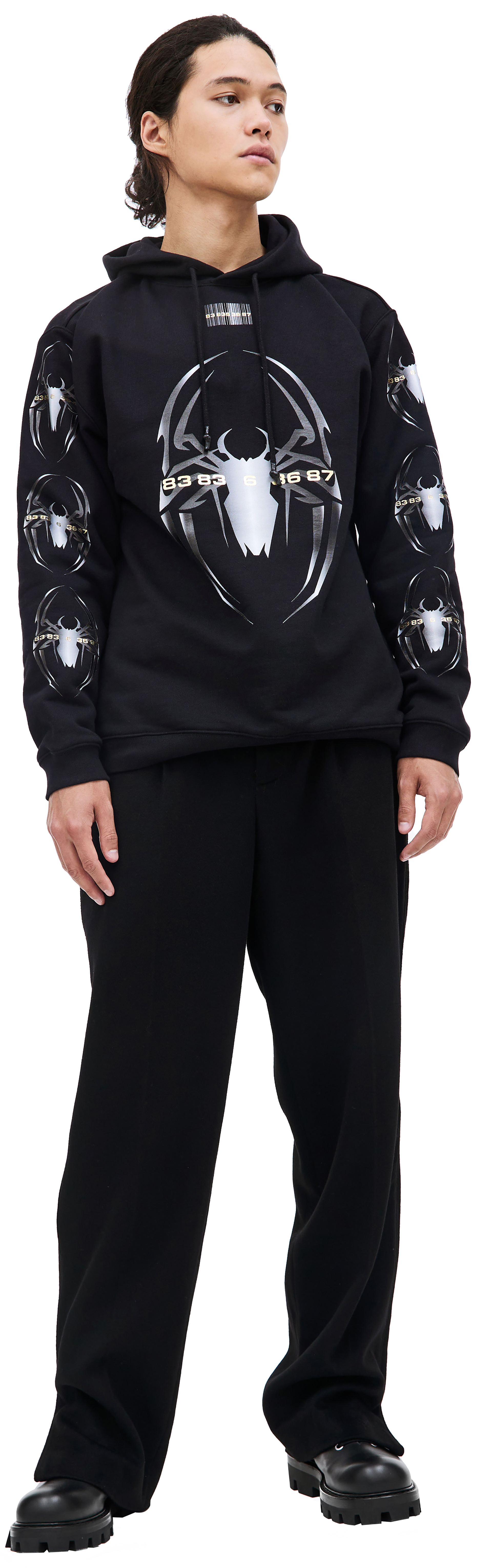 VTMNTS Spider printed hoodie