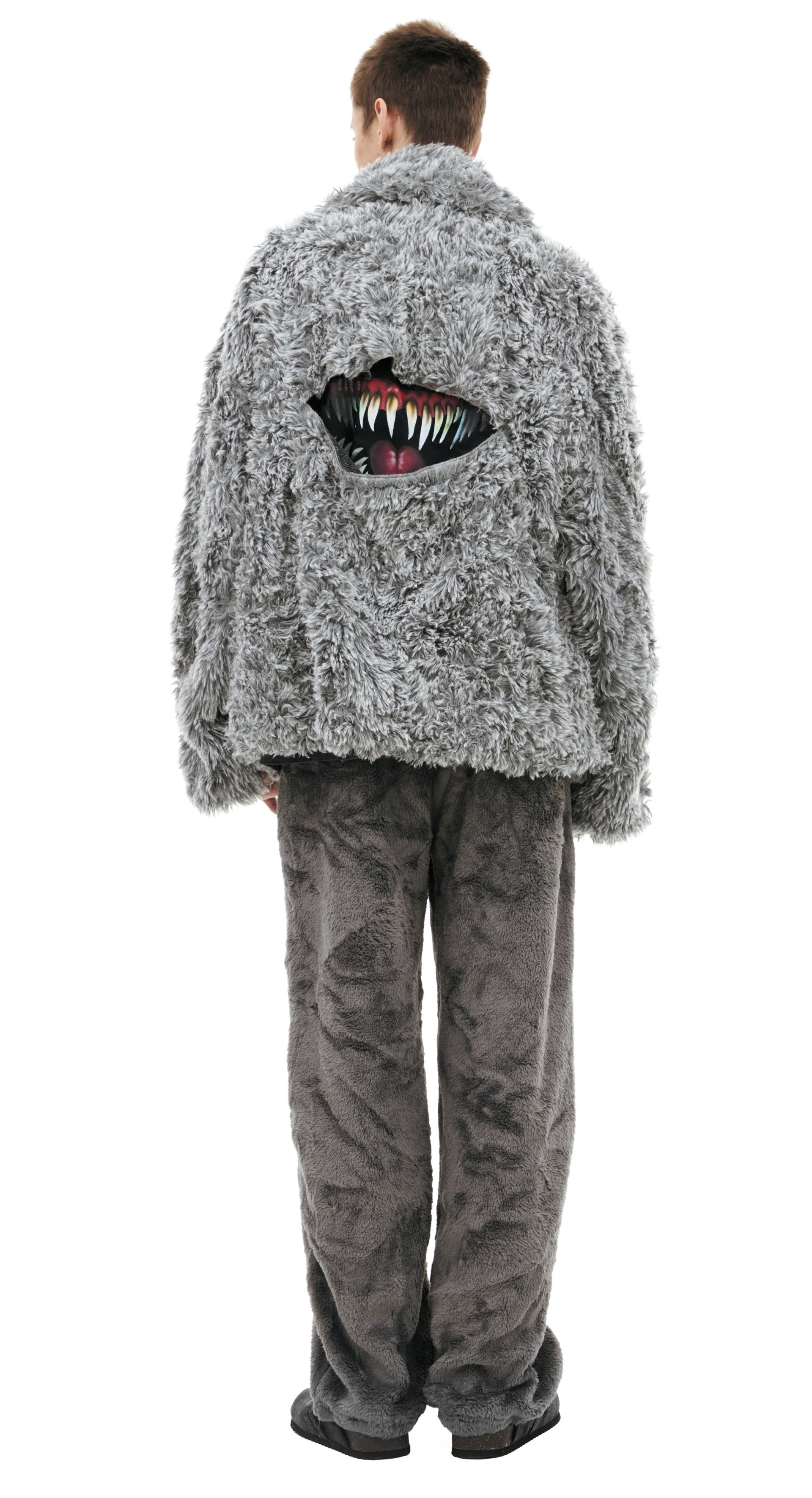 Doublet Plush jacket with teeth