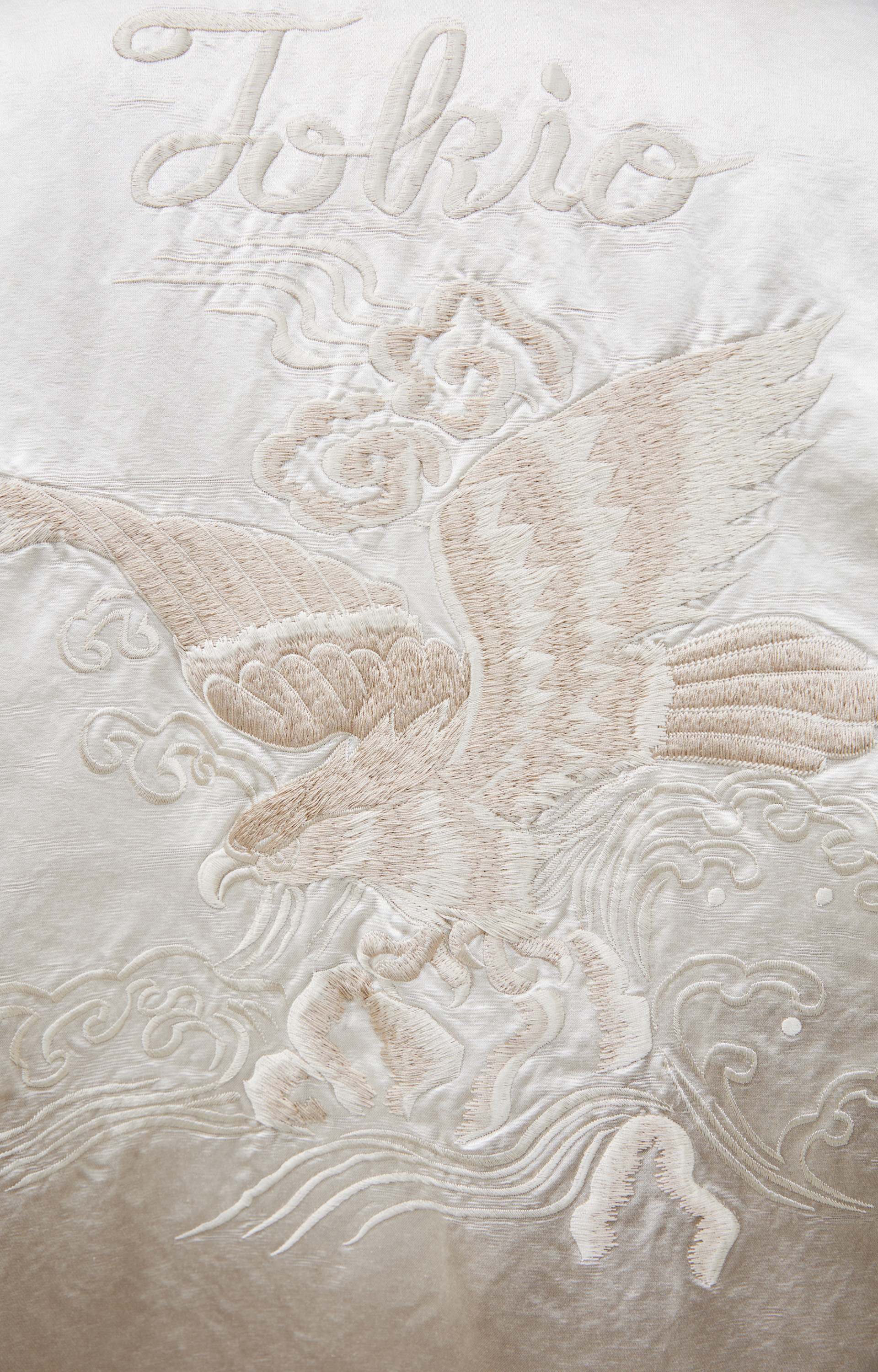 Maison Mihara Yasuhiro Two-tone bomber jacket