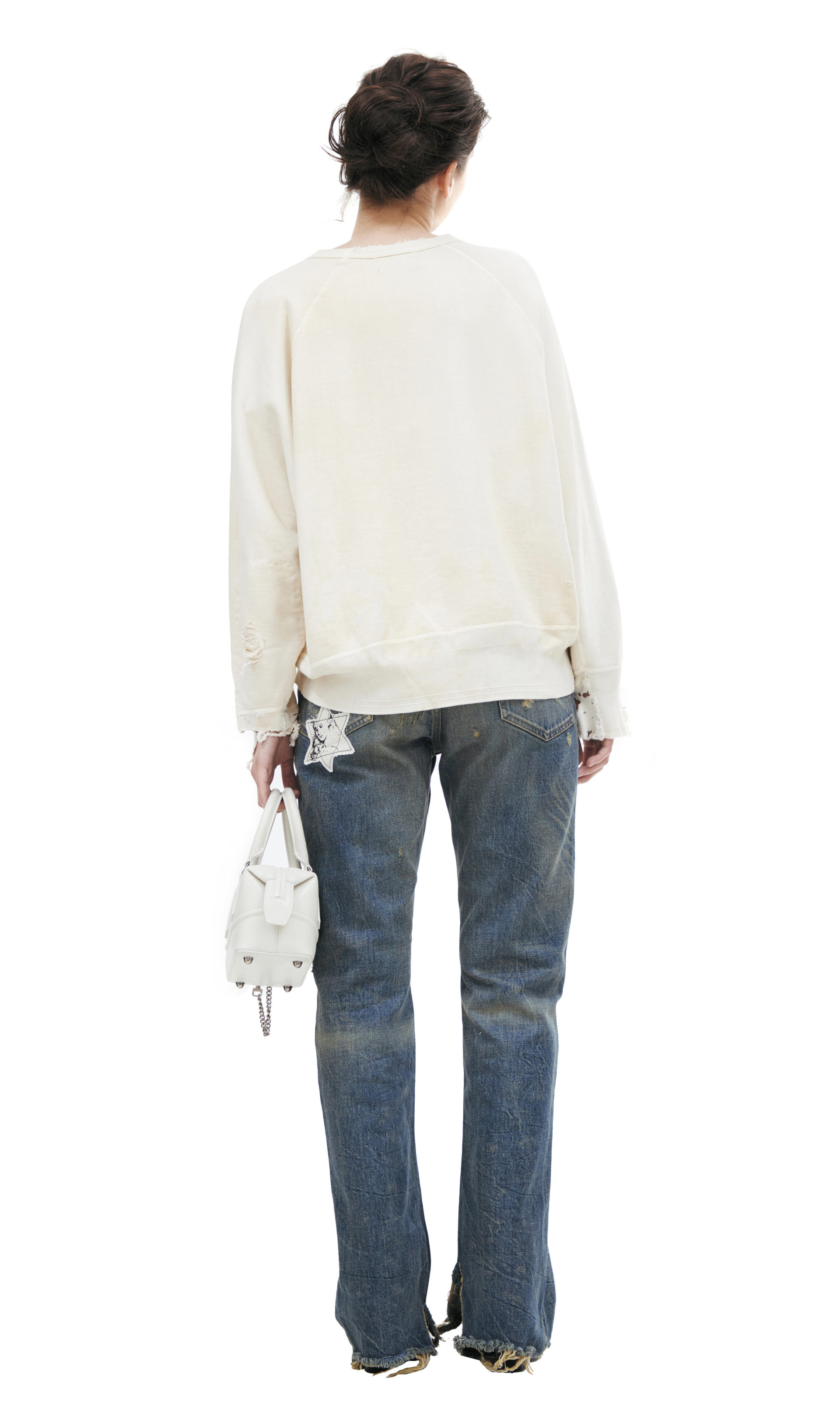 Enfants Riches Déprimés Oversized sweatshirt with distressed details