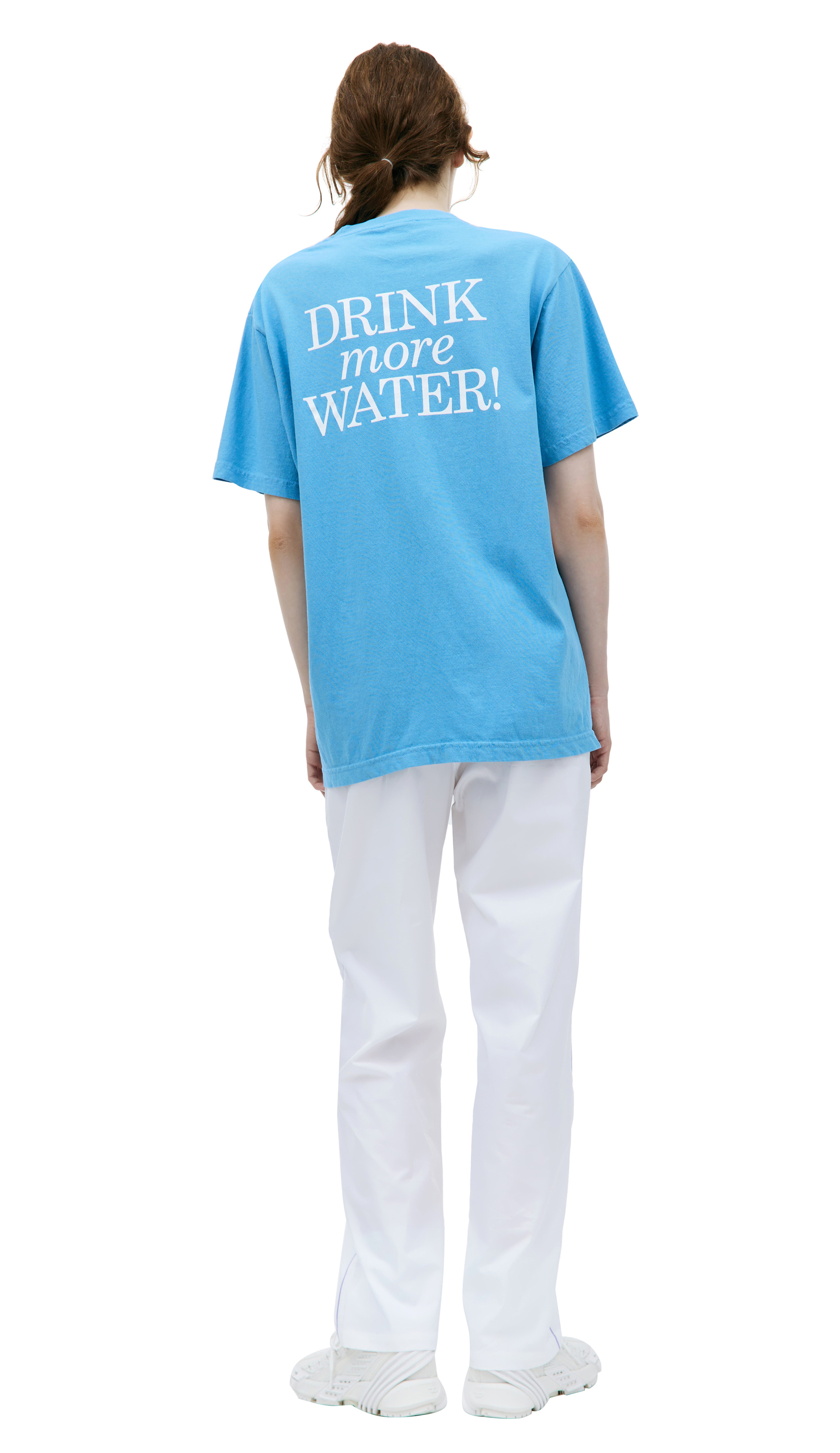 SPORTY & RICH \'Drink More Water\' printed t-shirt