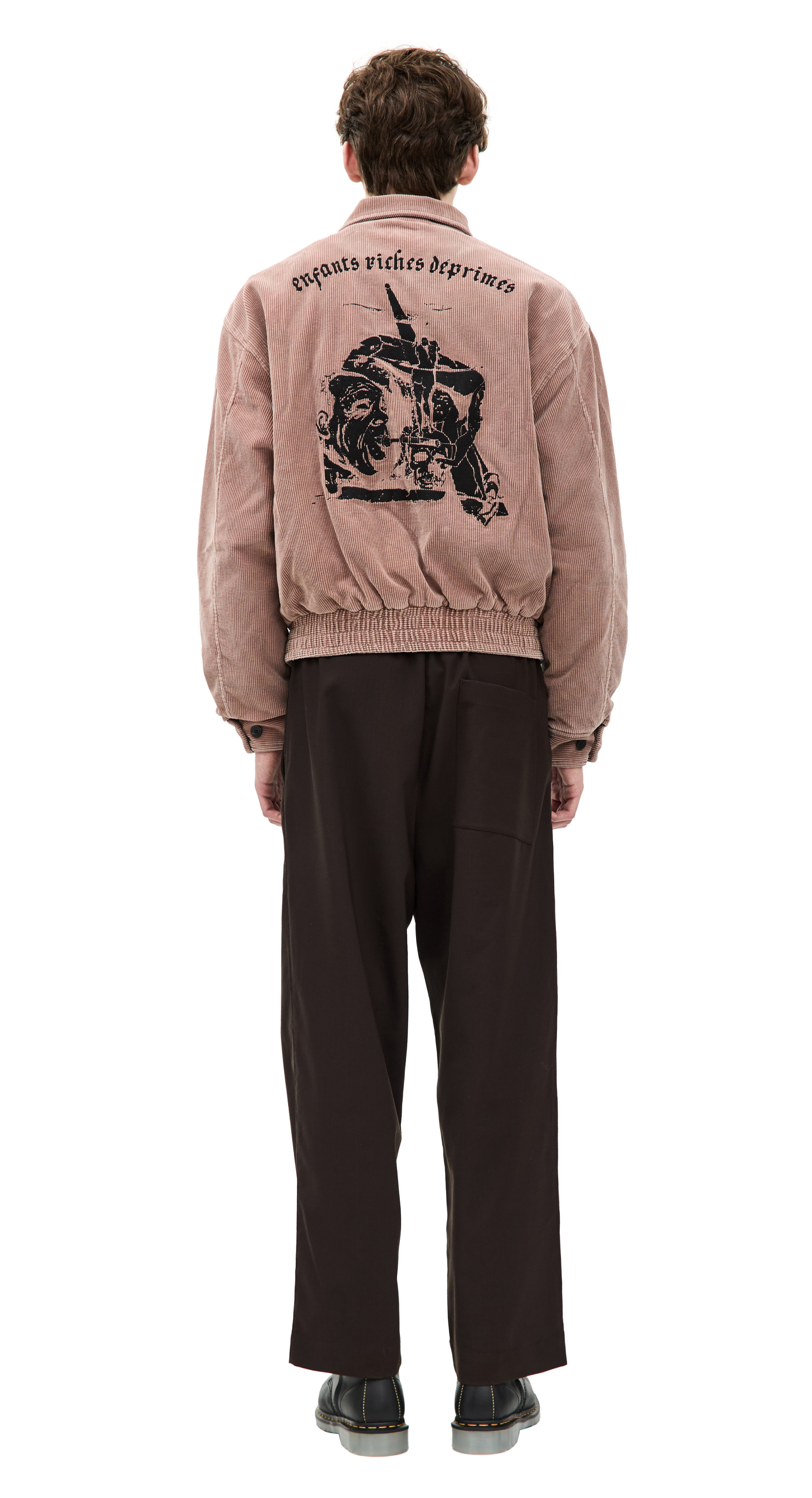 Enfants Riches Déprimés Embroidered Corduroy Jacket