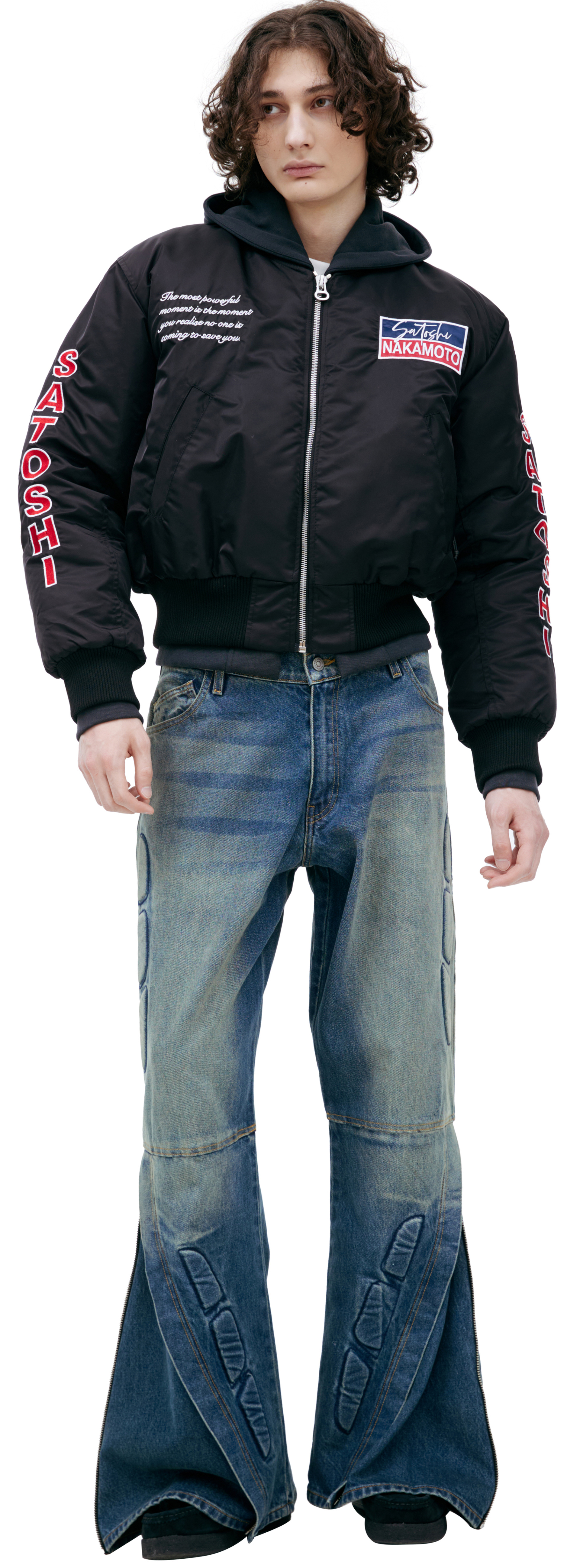 Satoshi Nakamoto Jacket with patches