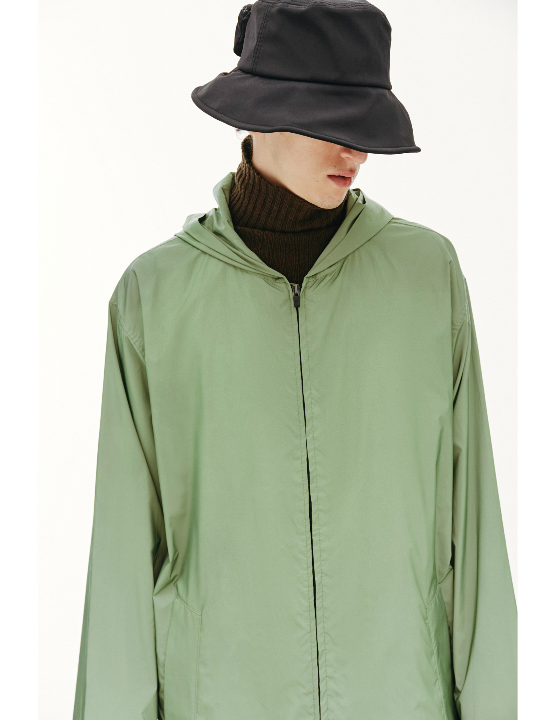 Fear of God Green Reflective Hooded Coat