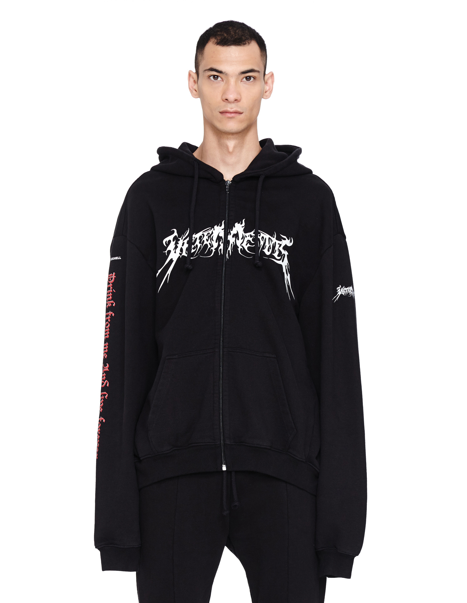 VETEMENTS Cotton zip hoodie