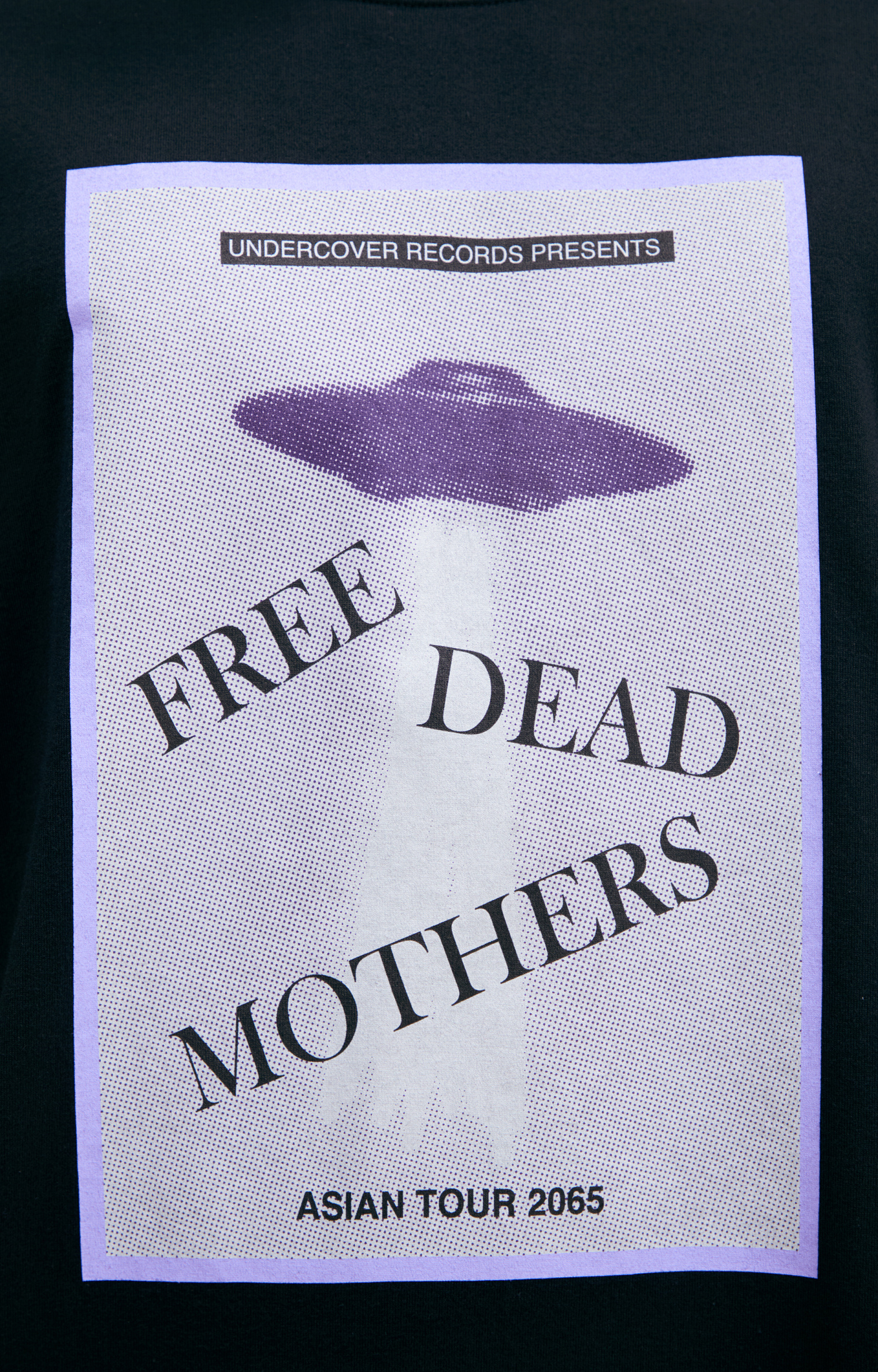 Undercover \'Free dead mothers\' t-shirts