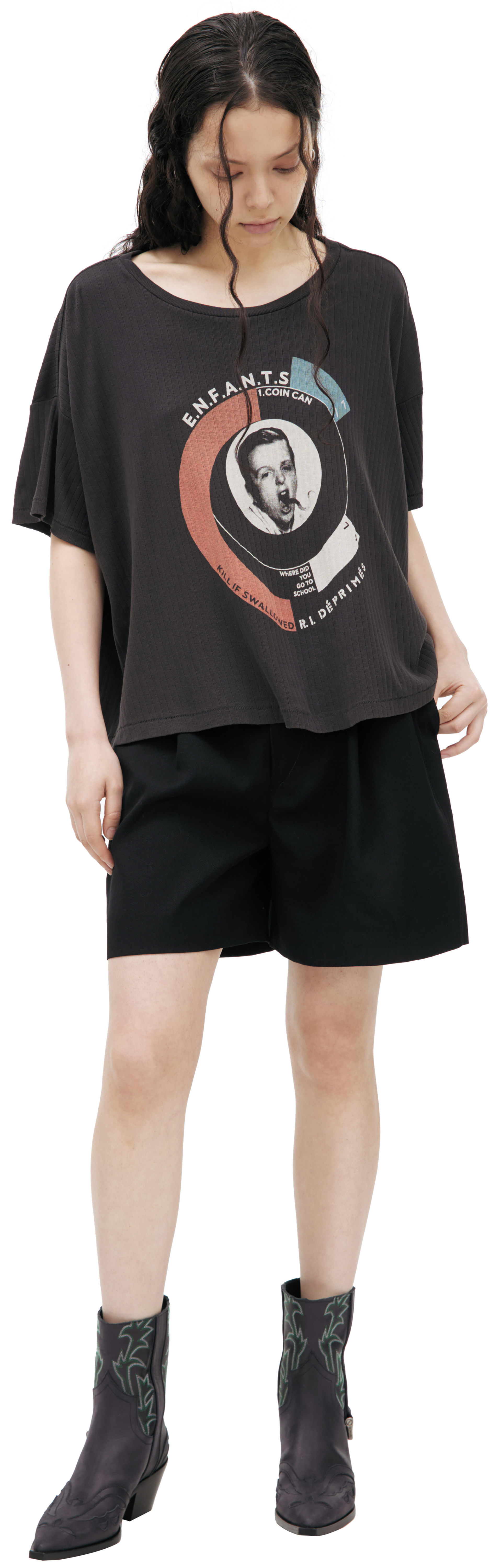 Enfants Riches Déprimés Dark grey printed t-shirt