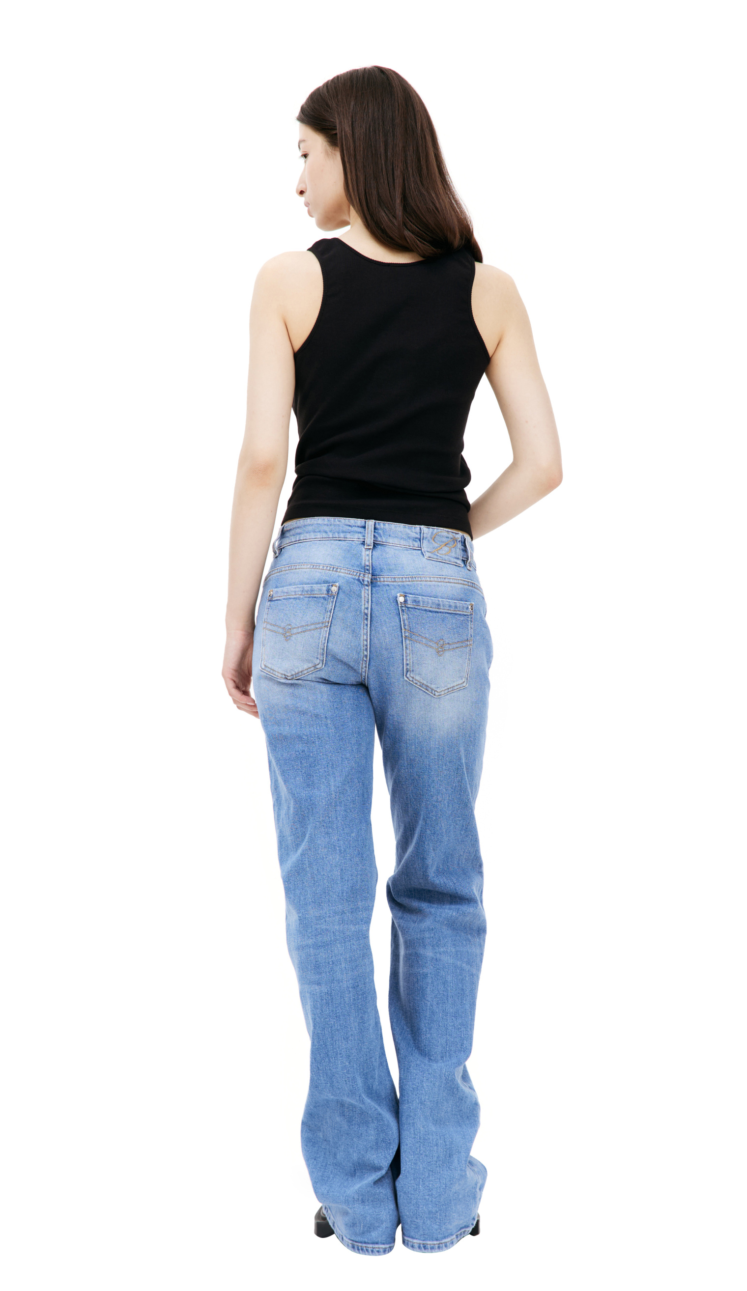 Blumarine Blue straight jeans