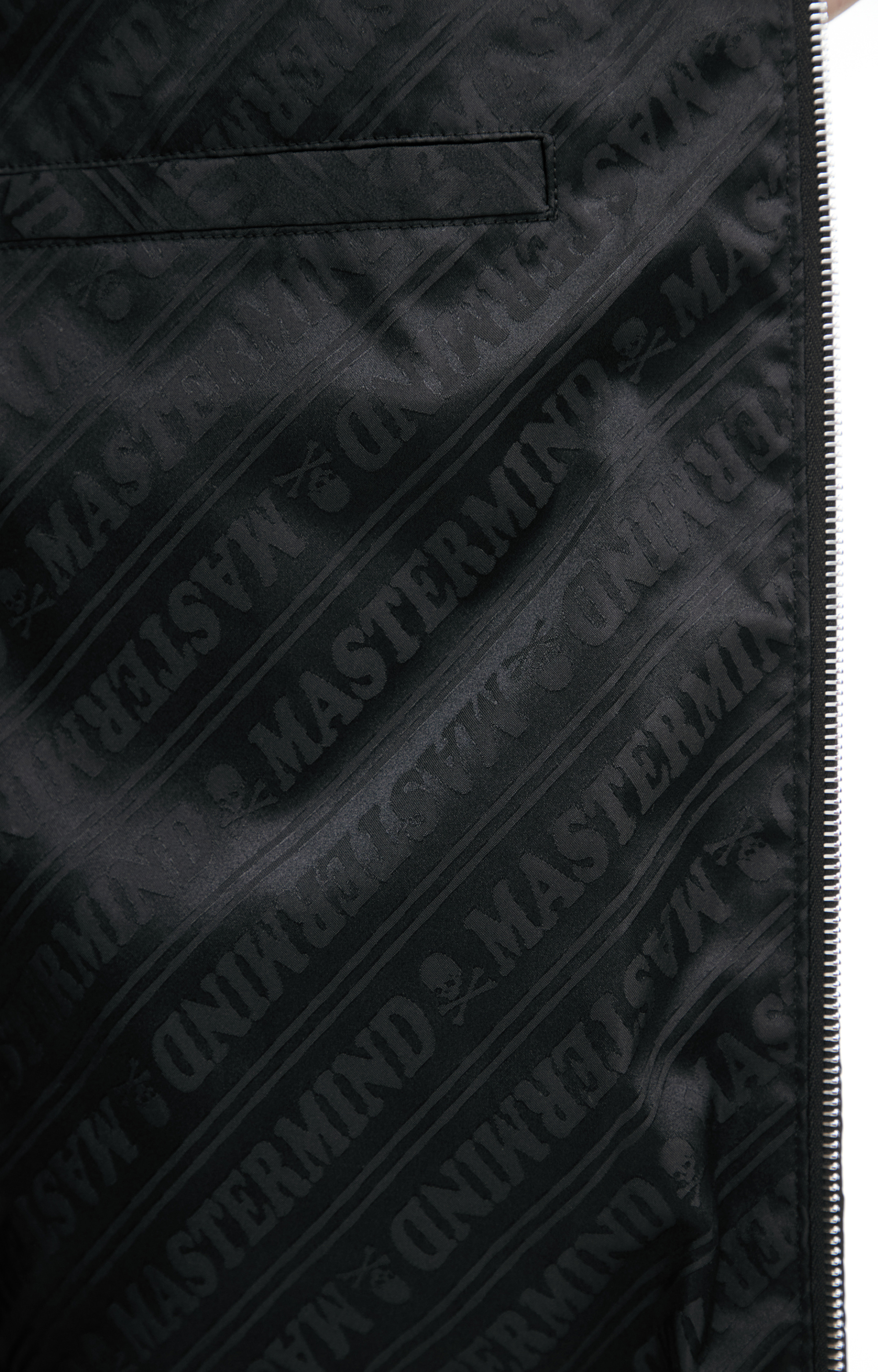 Mastermind WORLD Quilted jacket with logo