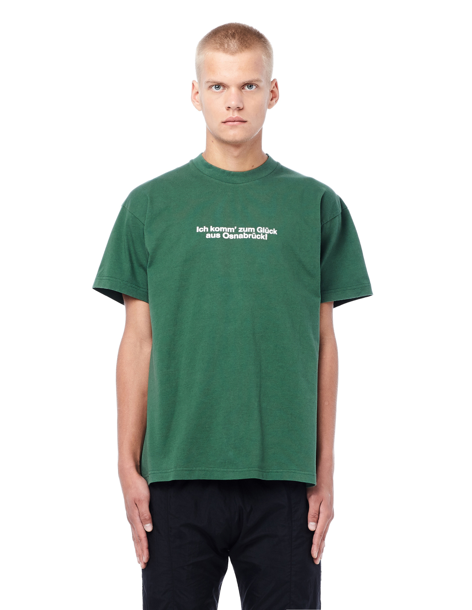 VETEMENTS Green Tourist T-Shirt