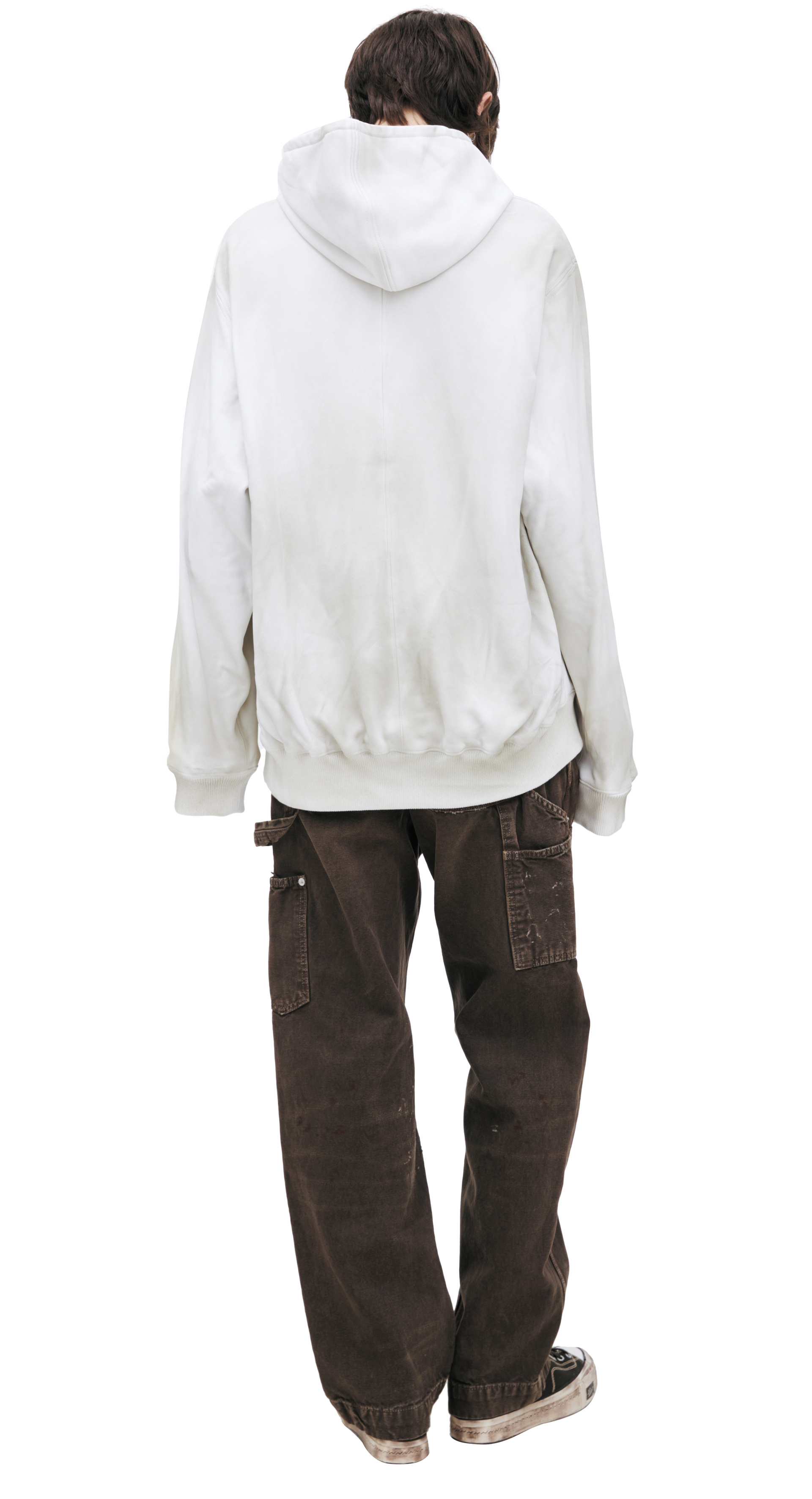 Doublet Leather Hooded Jacket