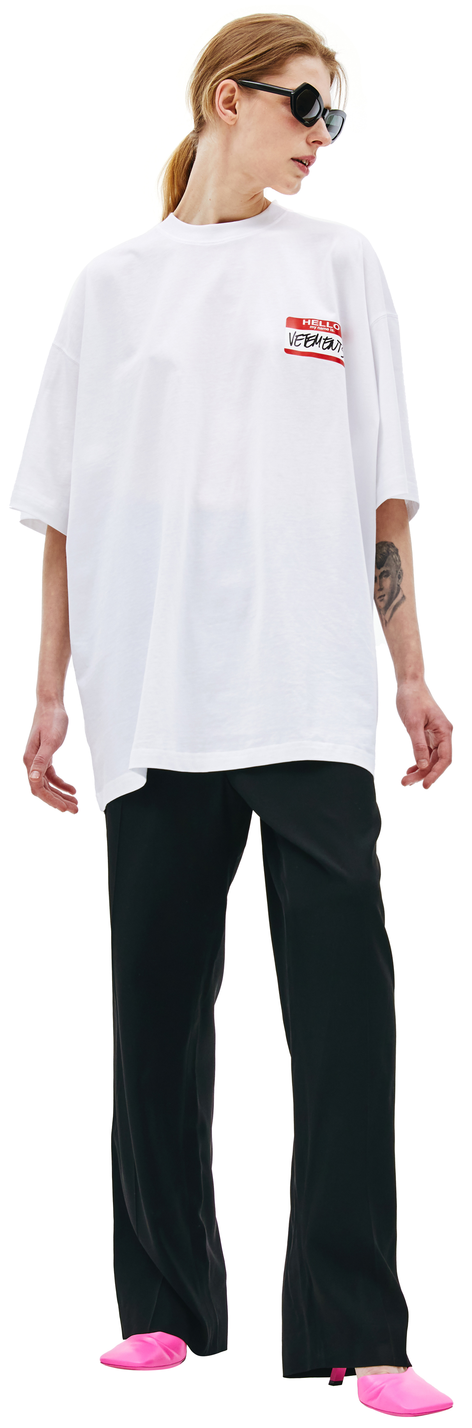 VETEMENTS White printed t-shirt