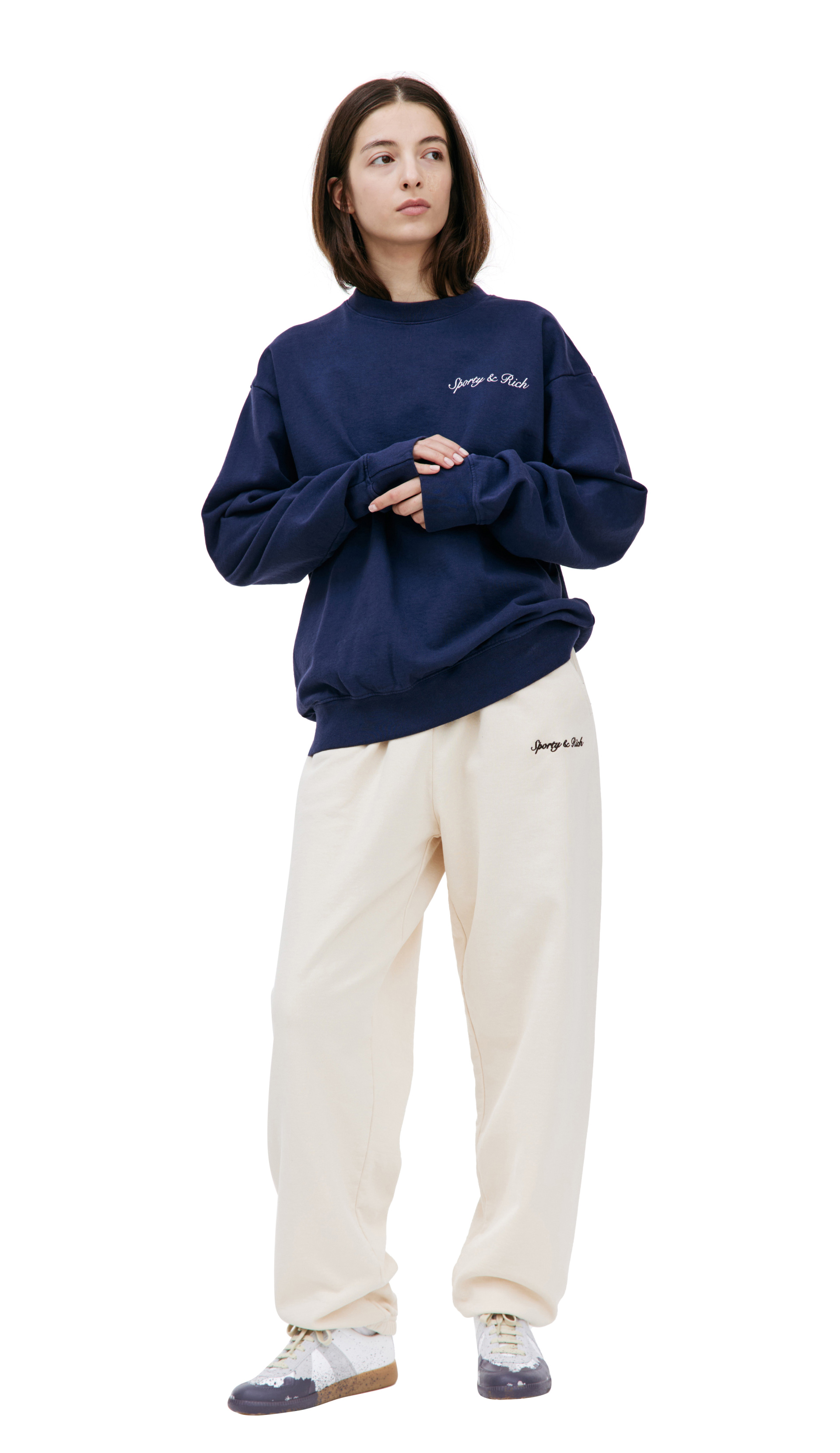 SPORTY & RICH \'Syracuse\' cotton sweatshirt