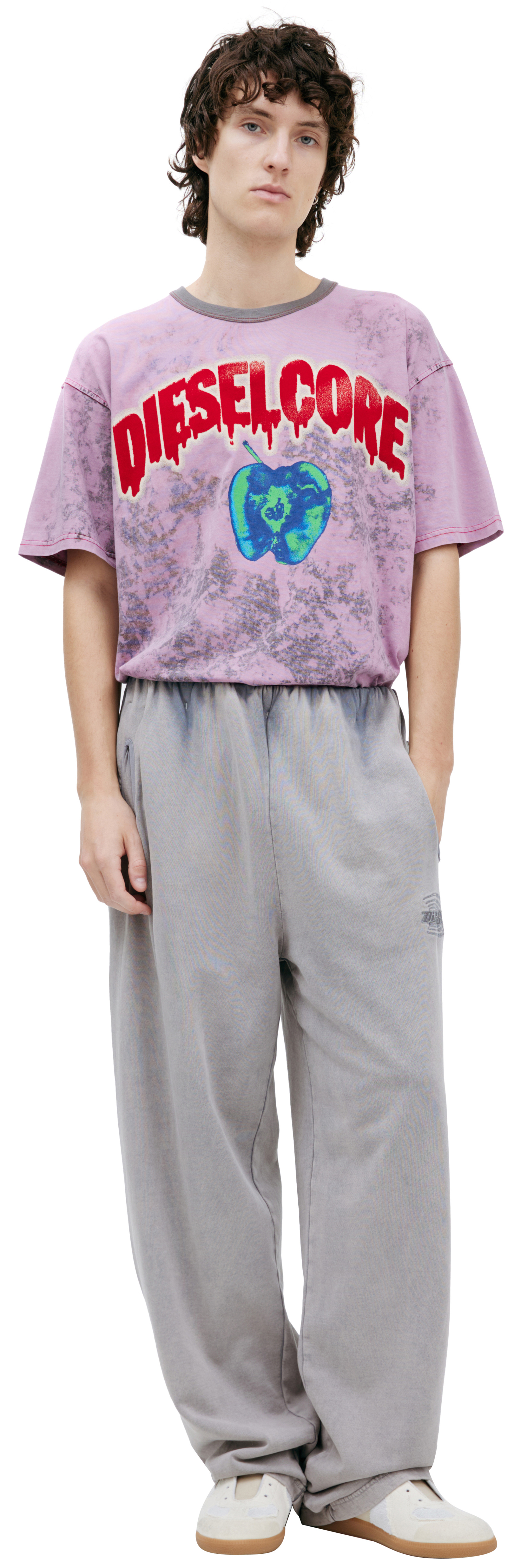 Diesel Trousers with embroidered logo