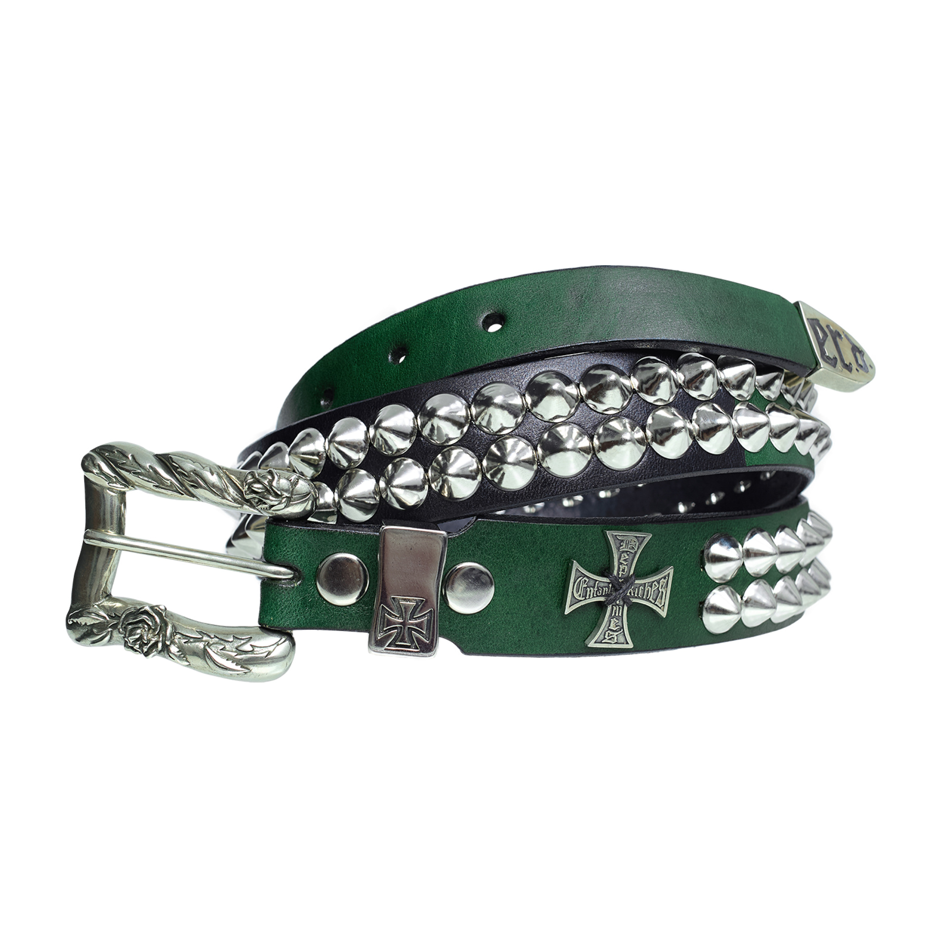 Enfants Riches Déprimés Leather belt with rivets