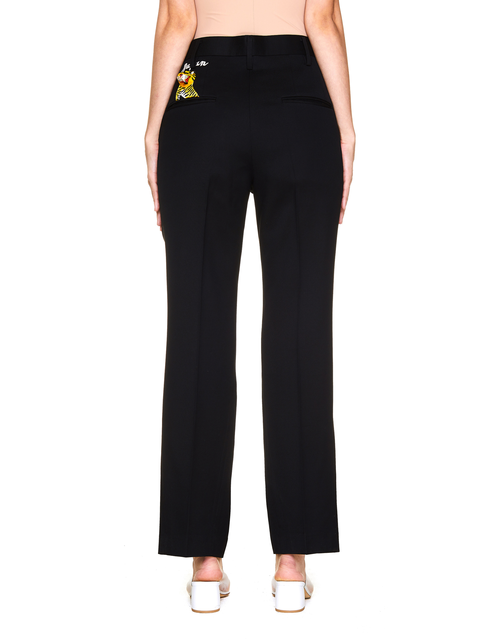 Doublet Black Wool Bland Trousers