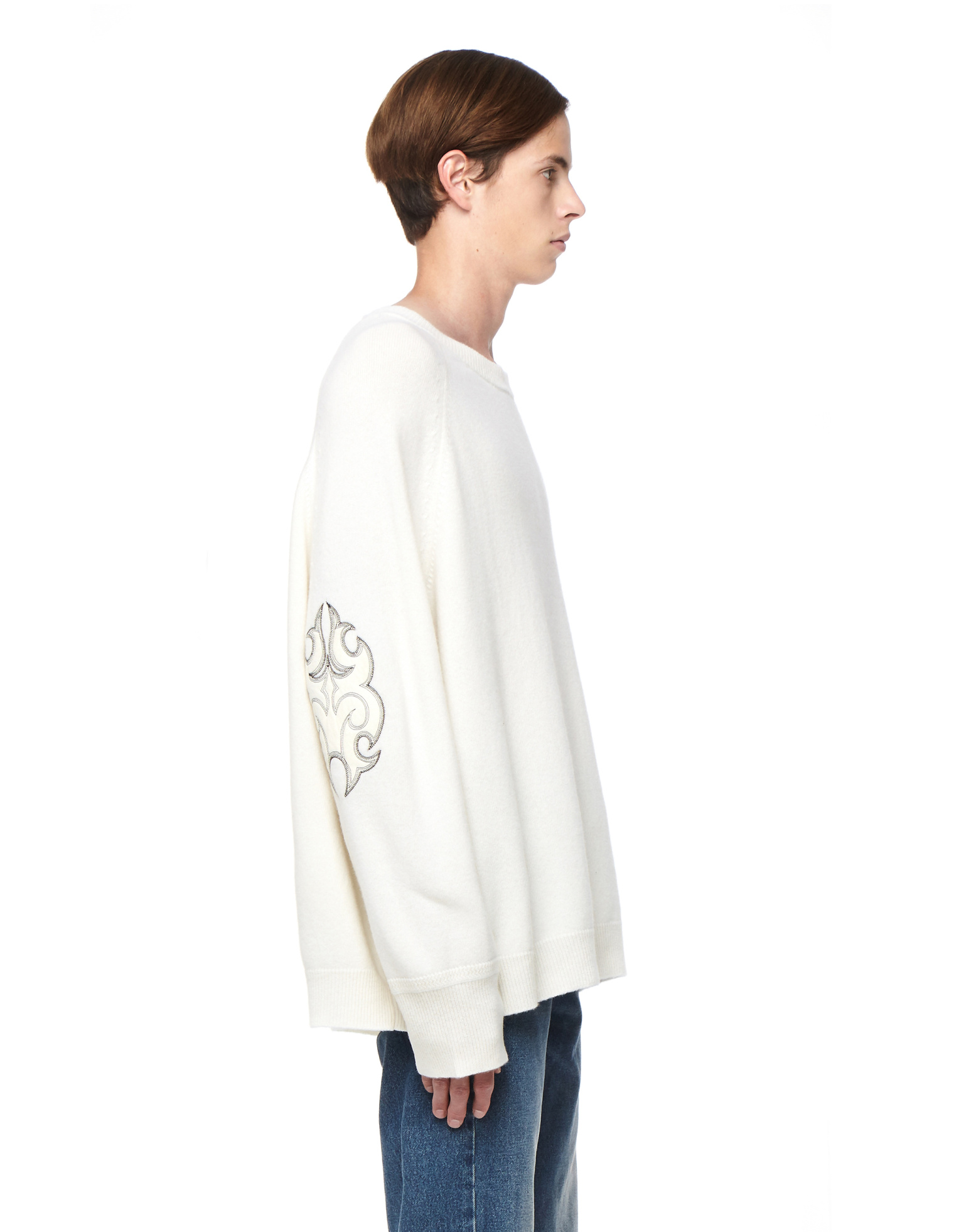 Haider Ackermann Elbow Patch Sweater