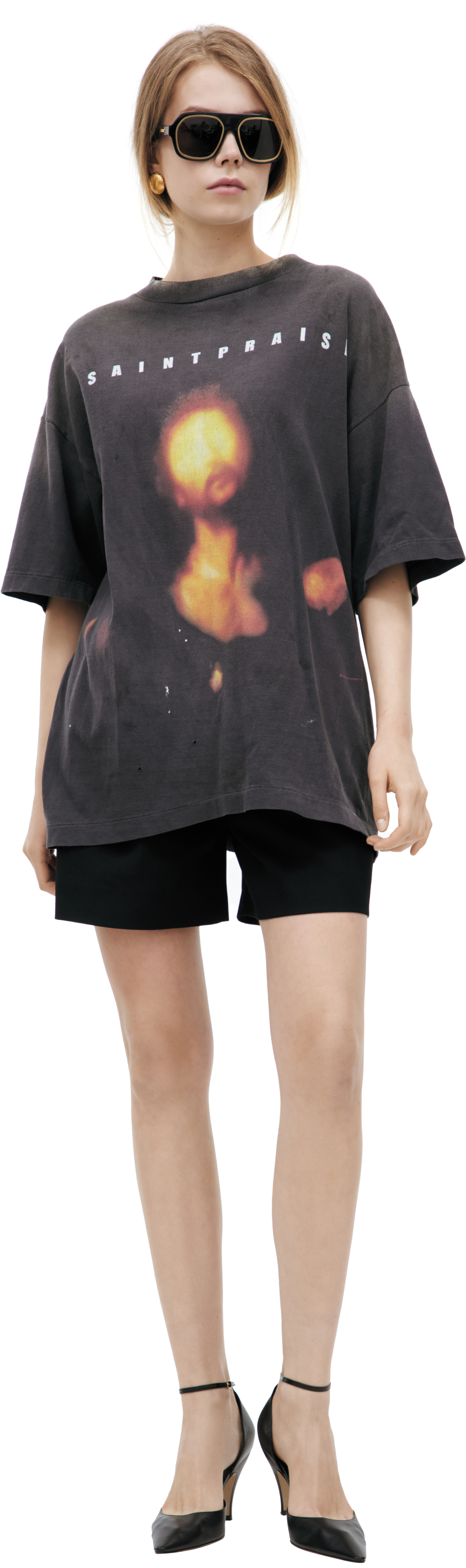 Saint Mxxxxxx SaintPraise Printed T-shirt