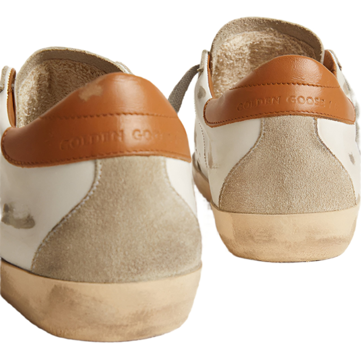 Golden Goose Men’s Super Star With Suede Star Sneakers