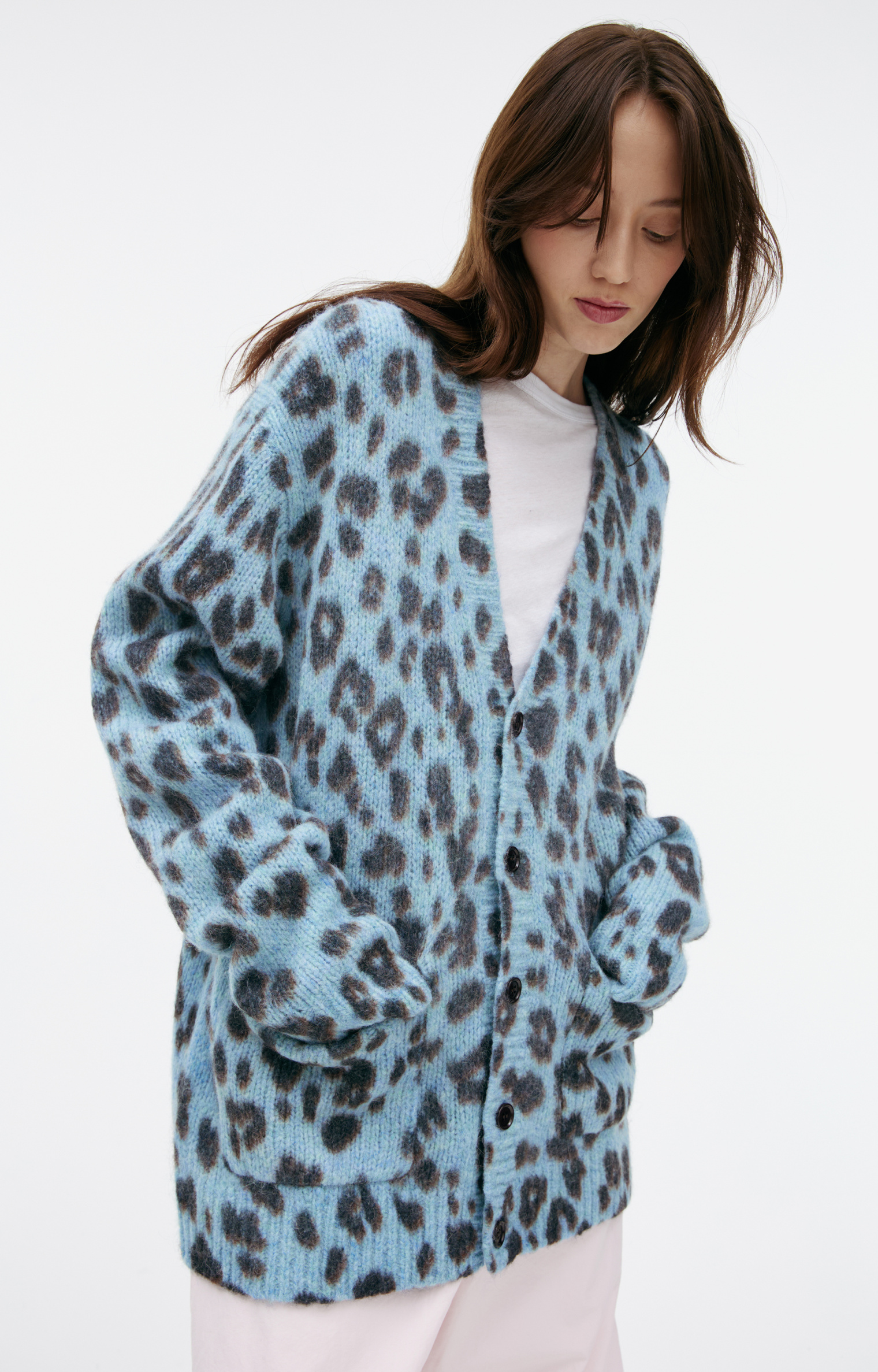 Dries Van Noten Animalistic print cardigan