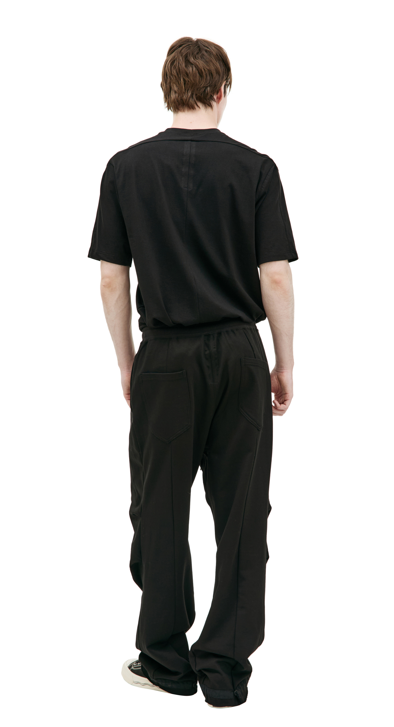 The Viridi-Anne Black cotton sweatpants