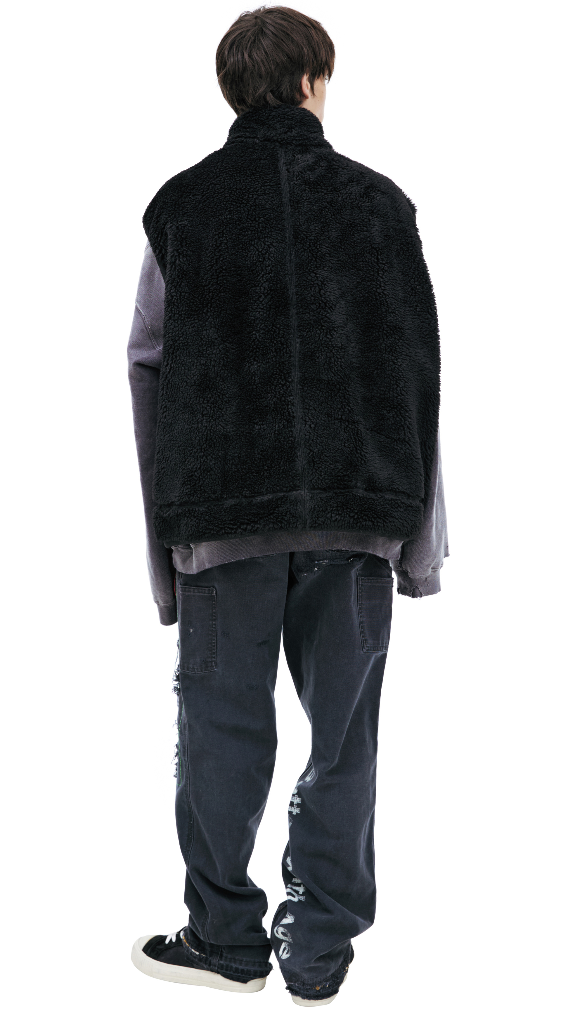 Maison Mihara Yasuhiro Oversize vest with patch