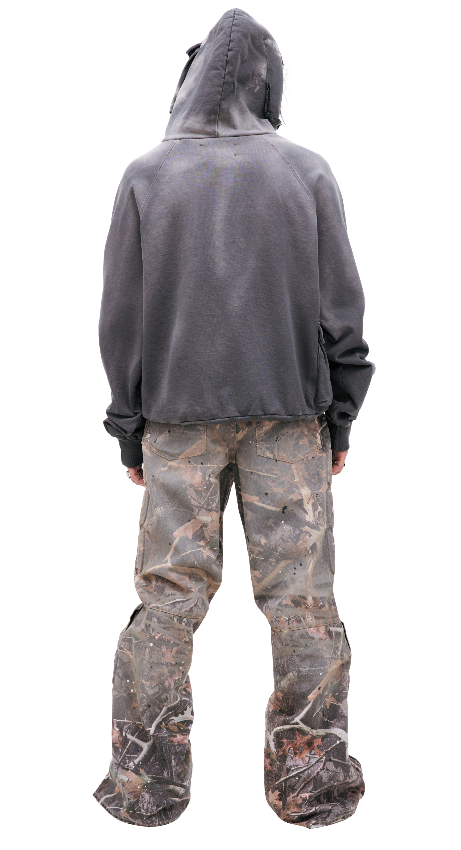 Satoshi Nakamoto Hoodie with patch pockets