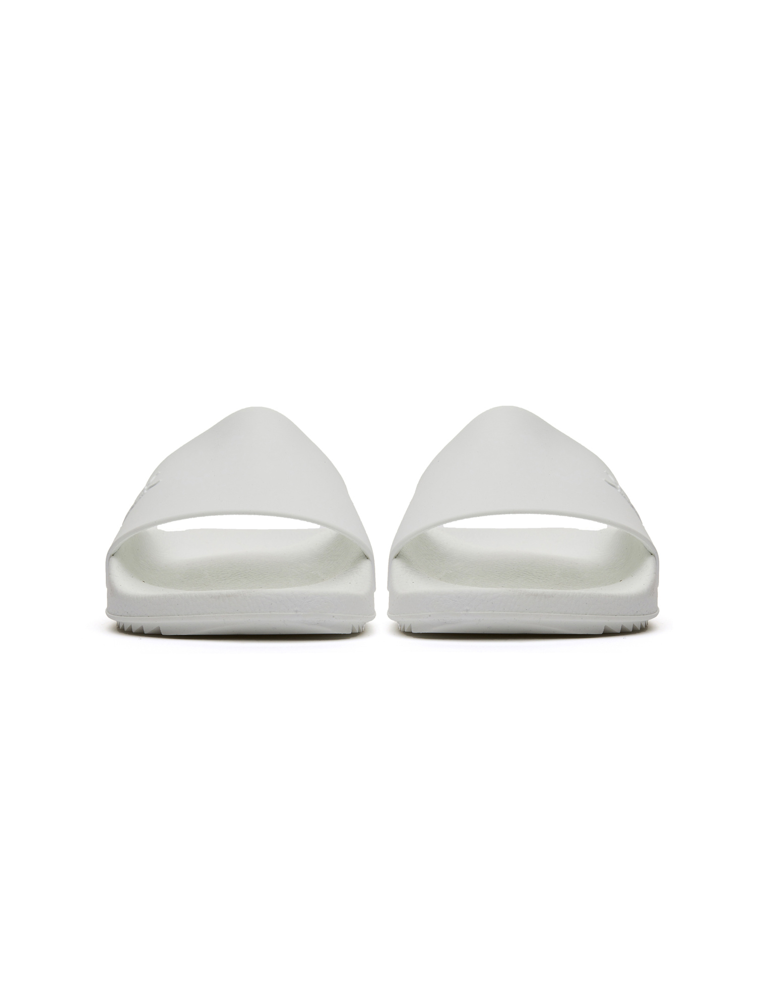 DRKSHDW by Rick Owens Белые шлепанцы из резины
