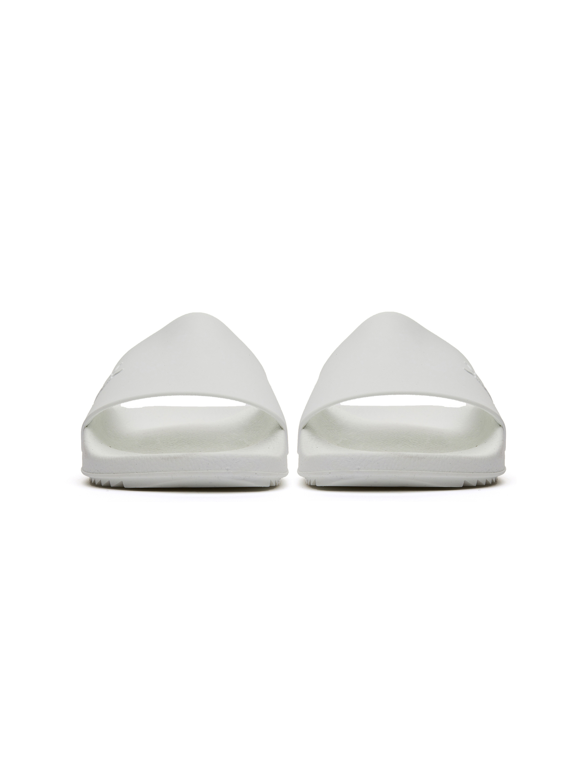 DRKSHDW by Rick Owens White Rubber Slides
