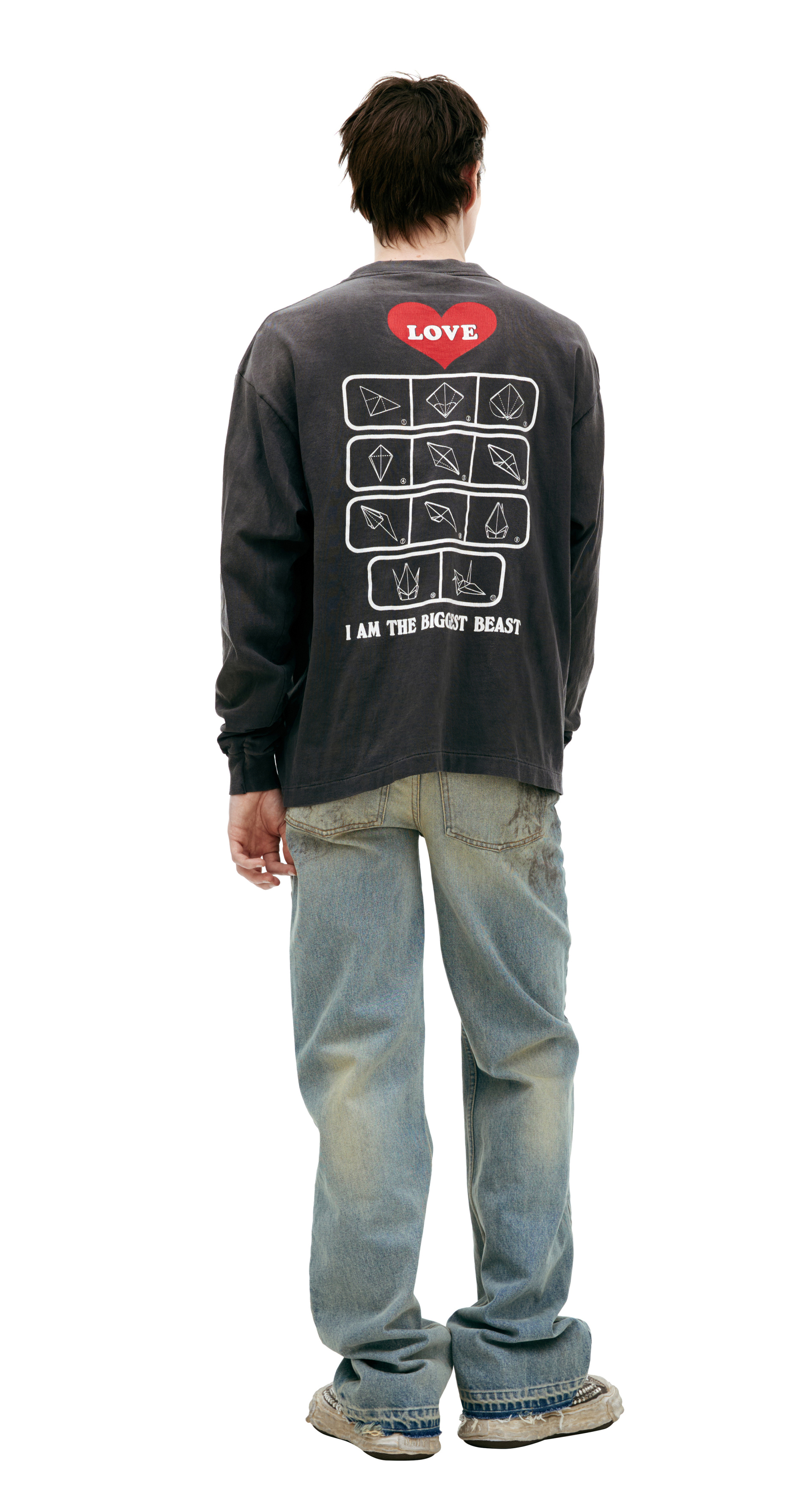 Saint Mxxxxxx \'LOVE\' print longsleeve