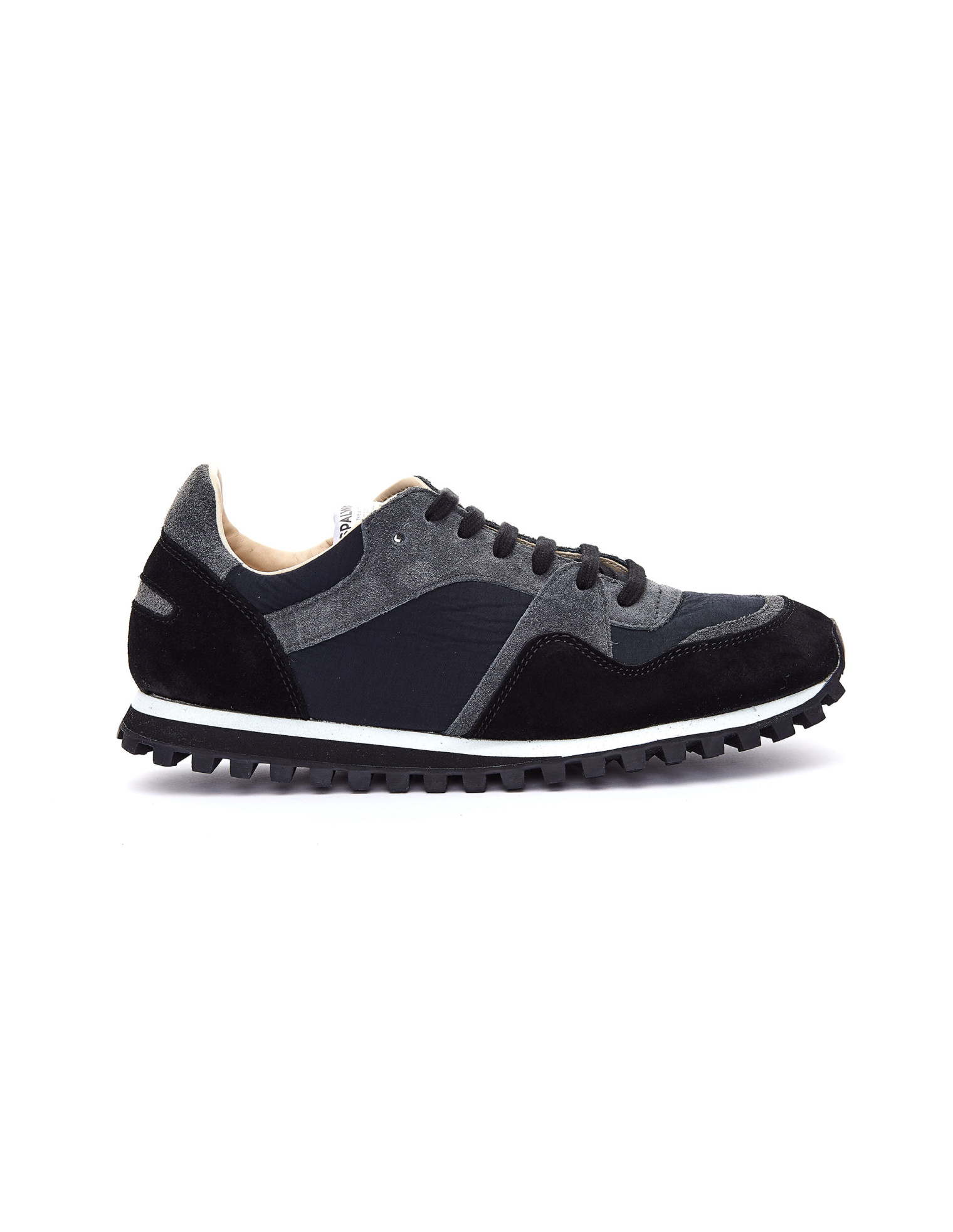 Spalwart Black & Grey Marathon Trail Low Sneakers